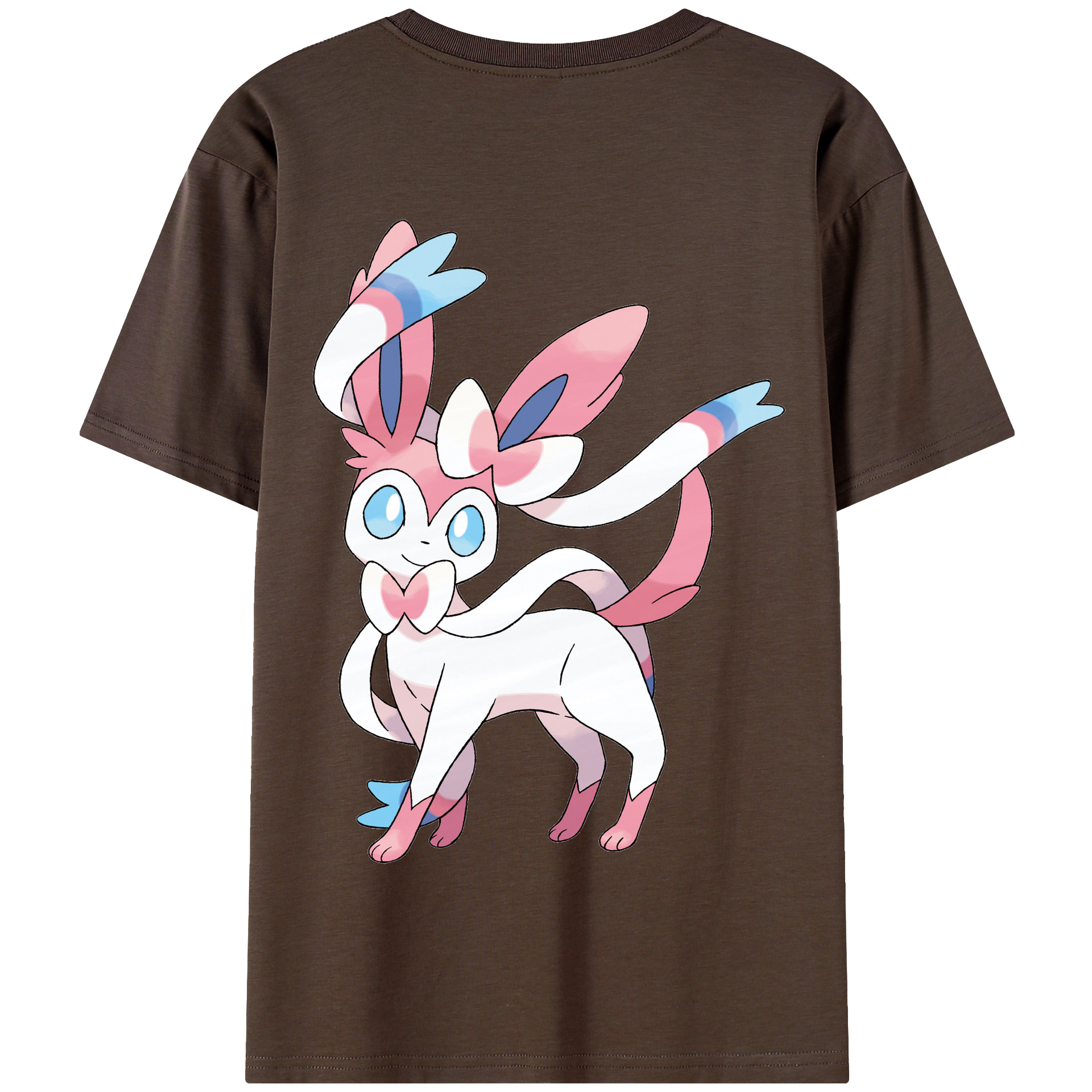 （画像用） ポケットモンスター Pokémon 綿100％半袖Tシャツ（背面プリント）