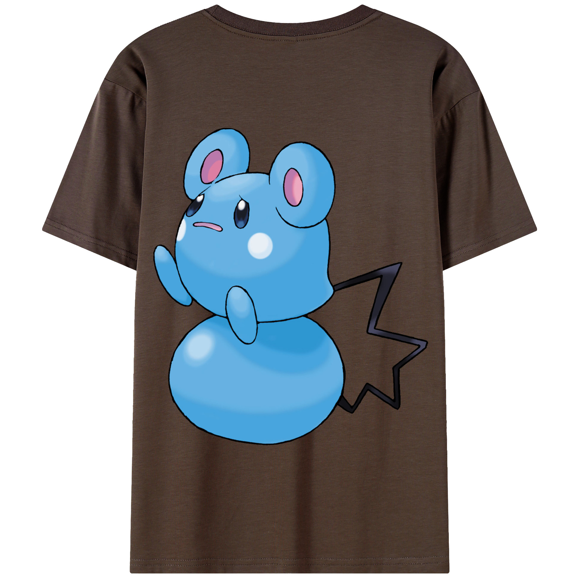 （画像用） ポケットモンスター Pokémon 綿100％半袖Tシャツ（背面プリント）