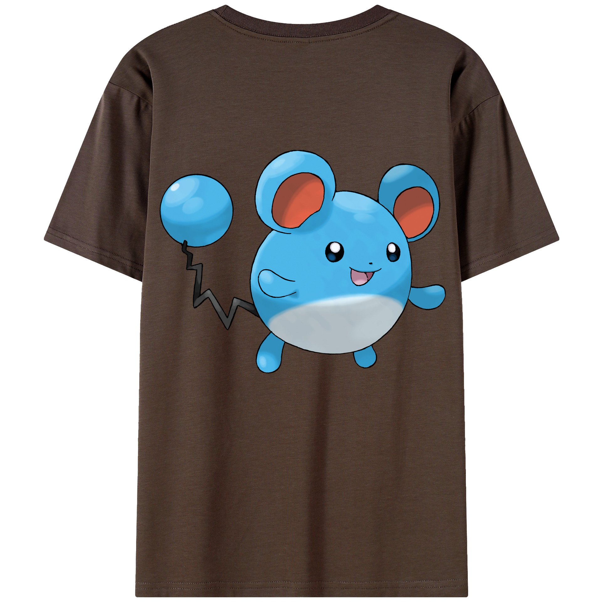 （画像用） ポケットモンスター Pokémon 綿100％半袖Tシャツ（背面プリント）