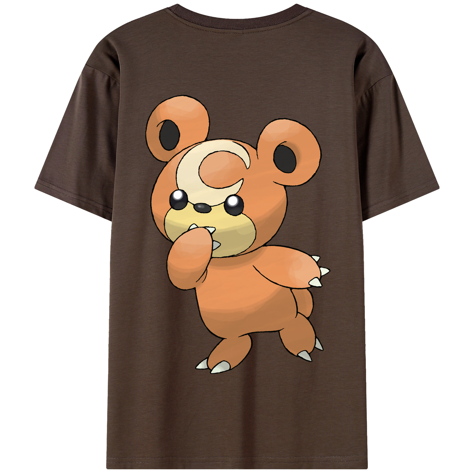 （画像用） ポケットモンスター Pokémon 綿100％半袖Tシャツ（背面プリント）