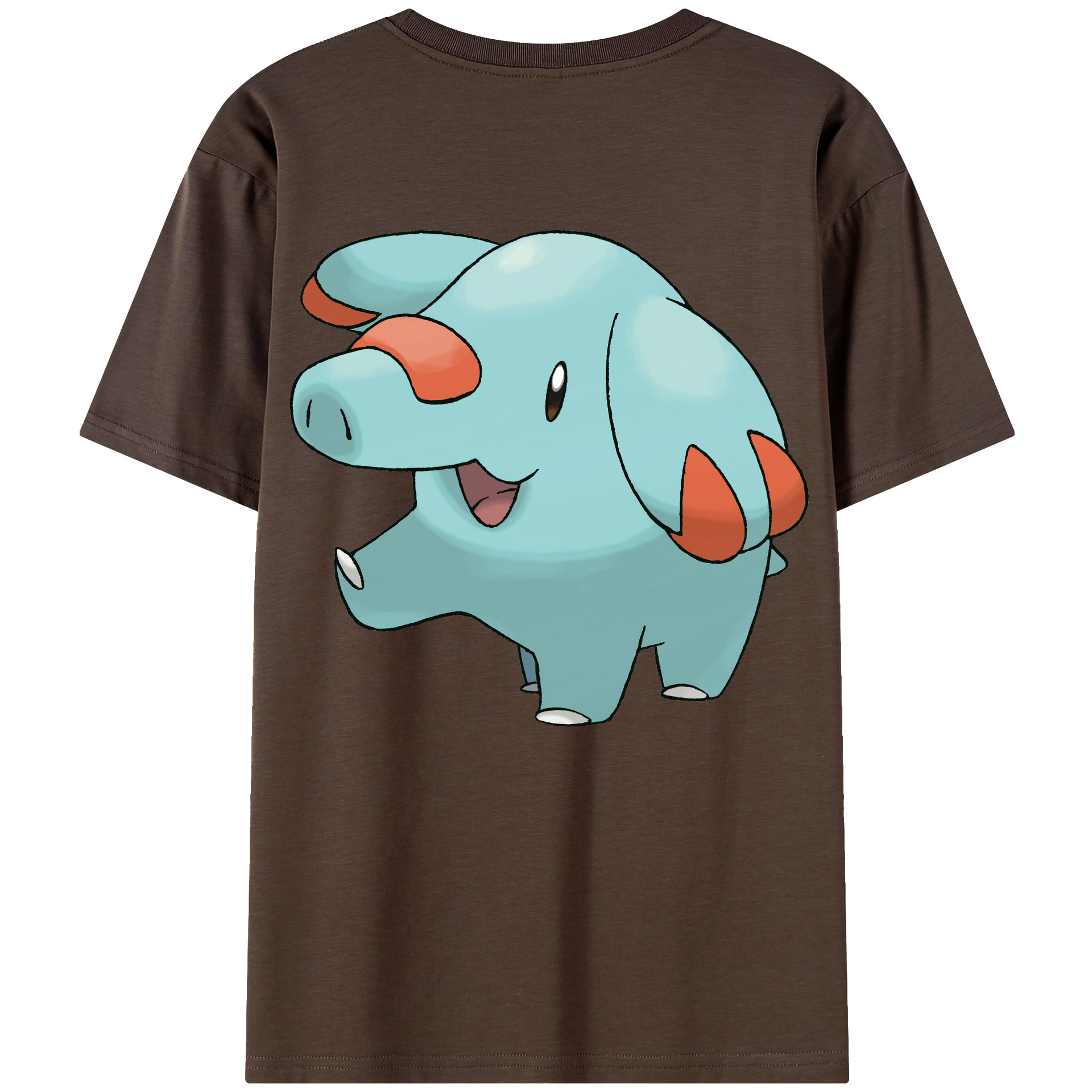 （画像用） ポケットモンスター Pokémon 綿100％半袖Tシャツ（背面プリント）