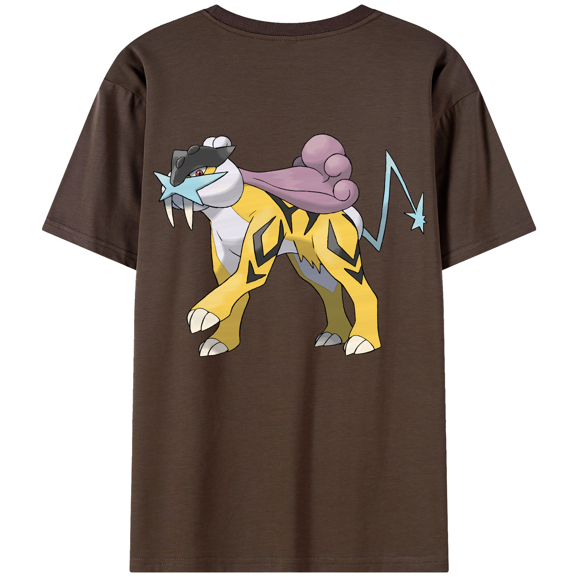 （画像用） ポケットモンスター Pokémon 綿100％半袖Tシャツ（背面プリント）