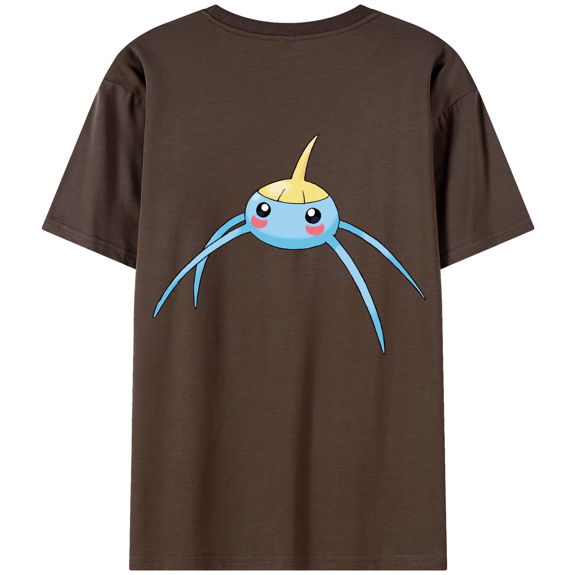 （画像用） ポケットモンスター Pokémon 綿100％半袖Tシャツ（背面プリント）
