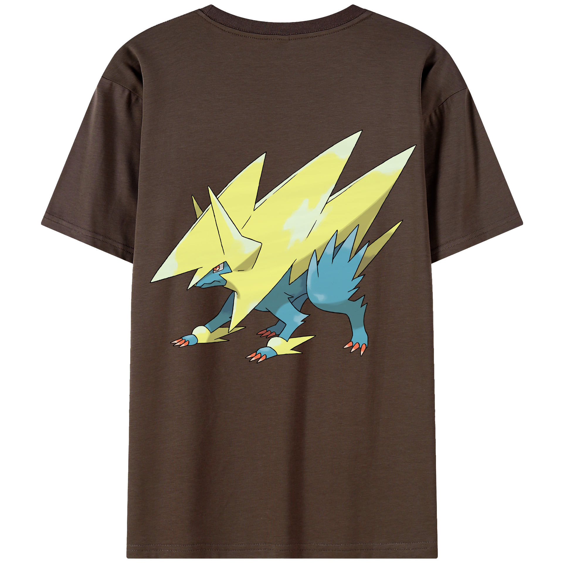 （画像用） ポケットモンスター Pokémon 綿100％半袖Tシャツ（背面プリント）
