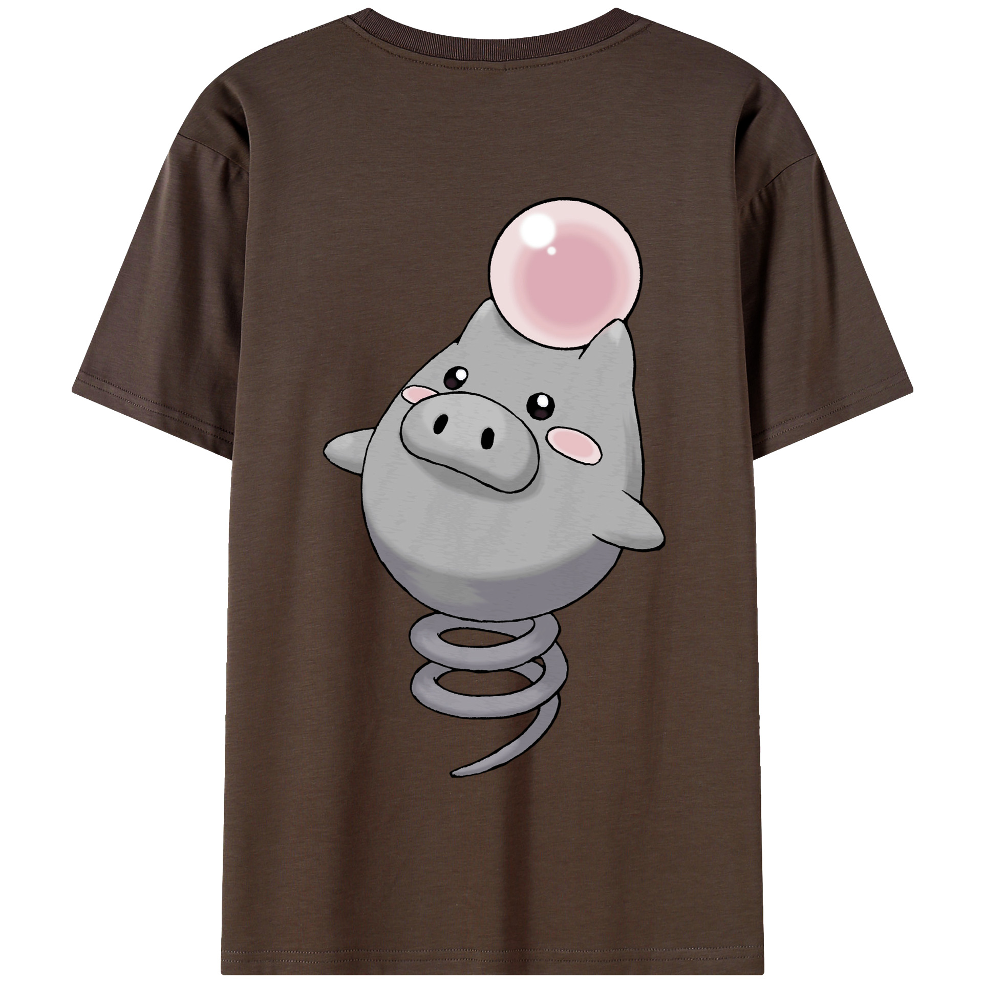 （画像用） ポケットモンスター Pokémon 綿100％半袖Tシャツ（背面プリント）