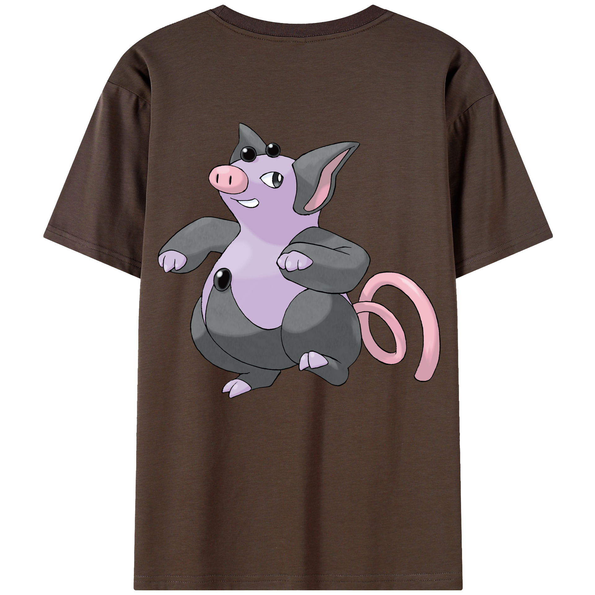 （画像用） ポケットモンスター Pokémon 綿100％半袖Tシャツ（背面プリント）