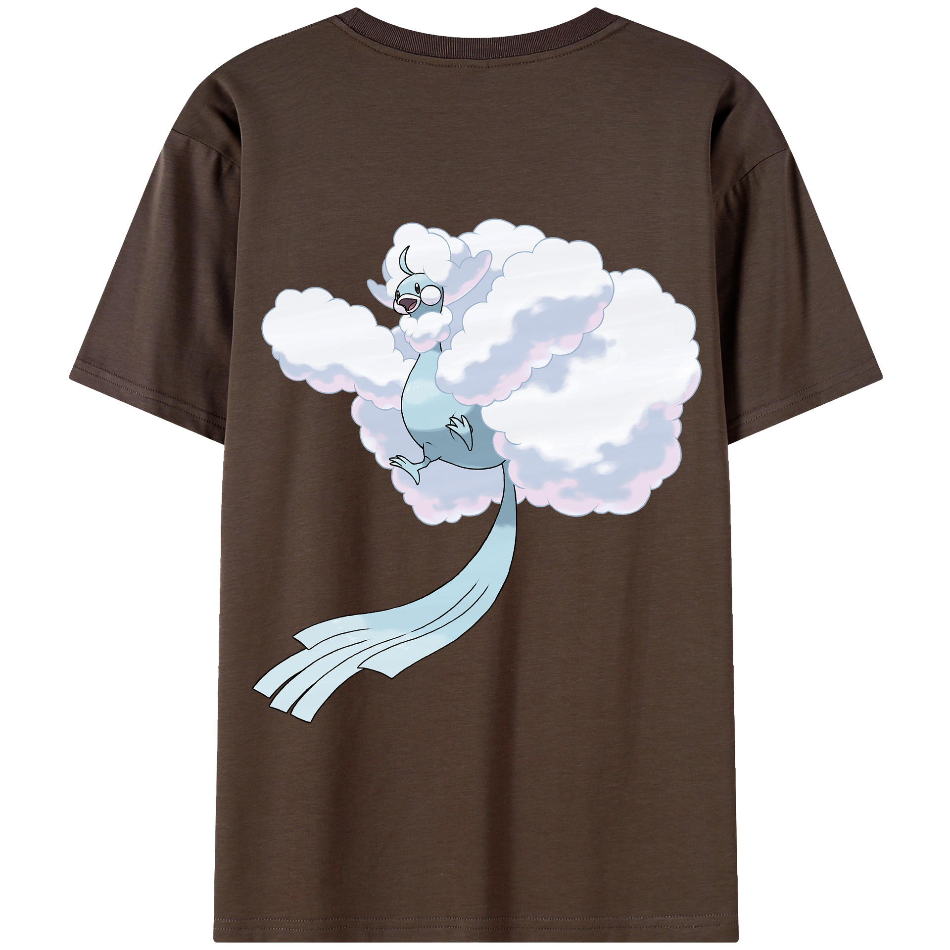 （画像用） ポケットモンスター Pokémon 綿100％半袖Tシャツ（背面プリント）