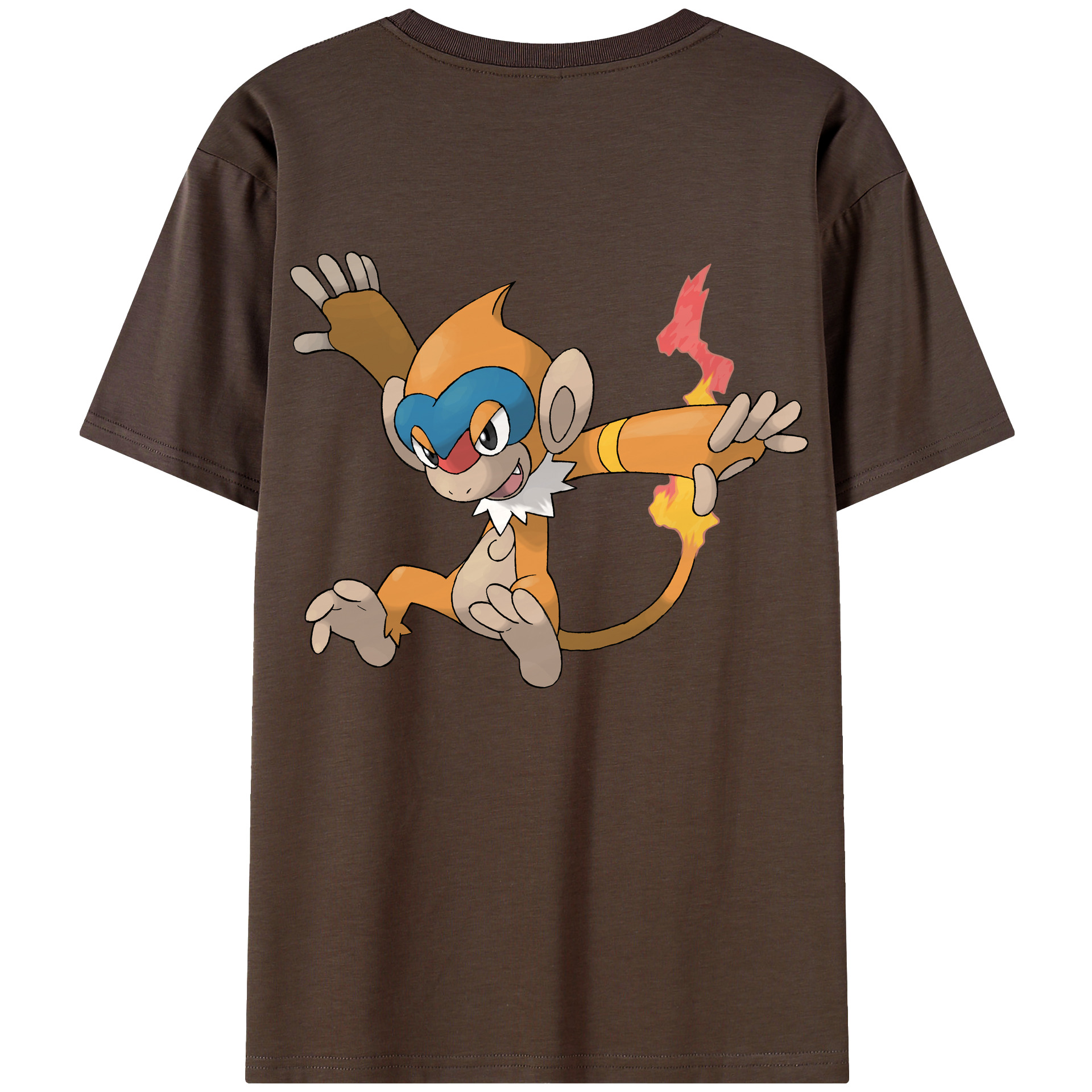 （画像用） ポケットモンスター Pokémon 綿100％半袖Tシャツ（背面プリント）