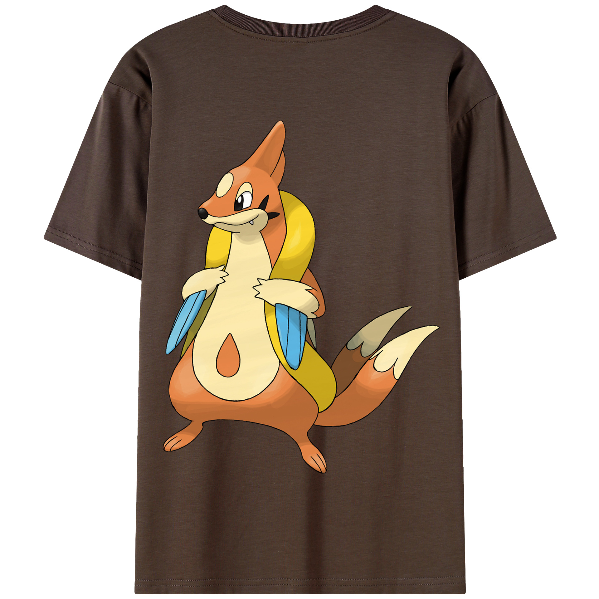 （画像用） ポケットモンスター Pokémon 綿100％半袖Tシャツ（背面プリント）