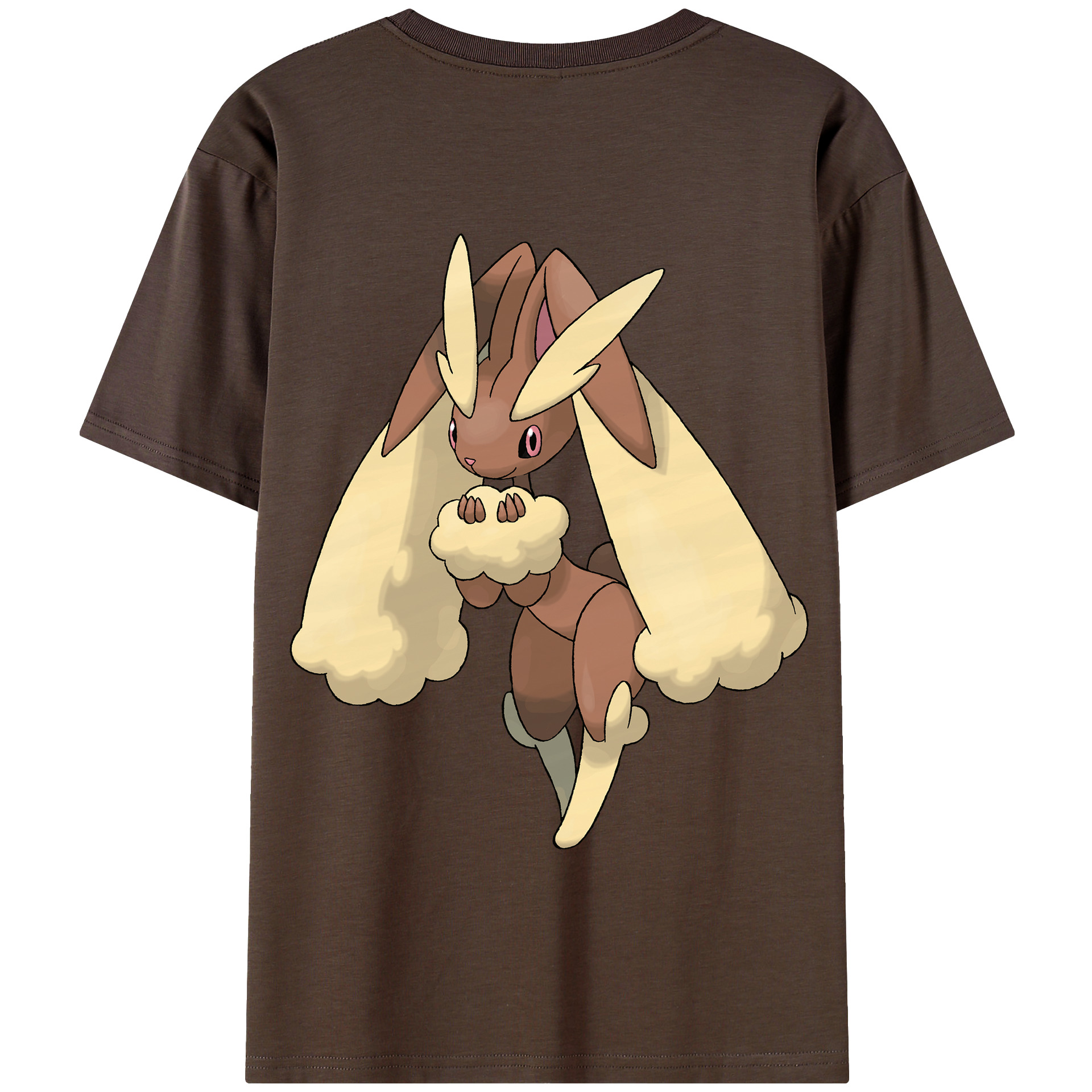 （画像用） ポケットモンスター Pokémon 綿100％半袖Tシャツ（背面プリント）