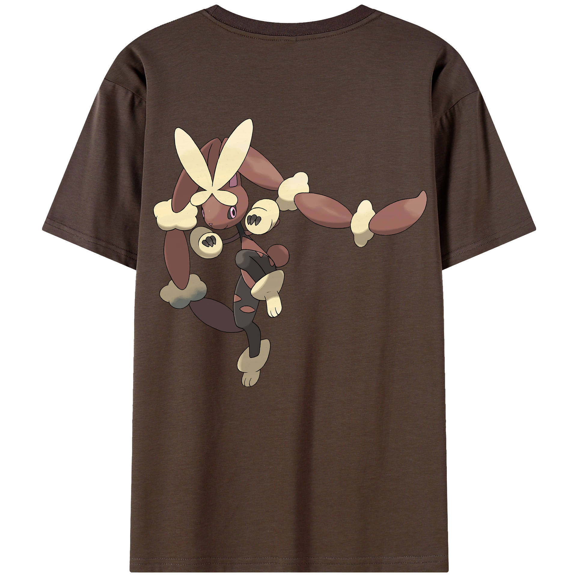 （画像用） ポケットモンスター Pokémon 綿100％半袖Tシャツ（背面プリント）