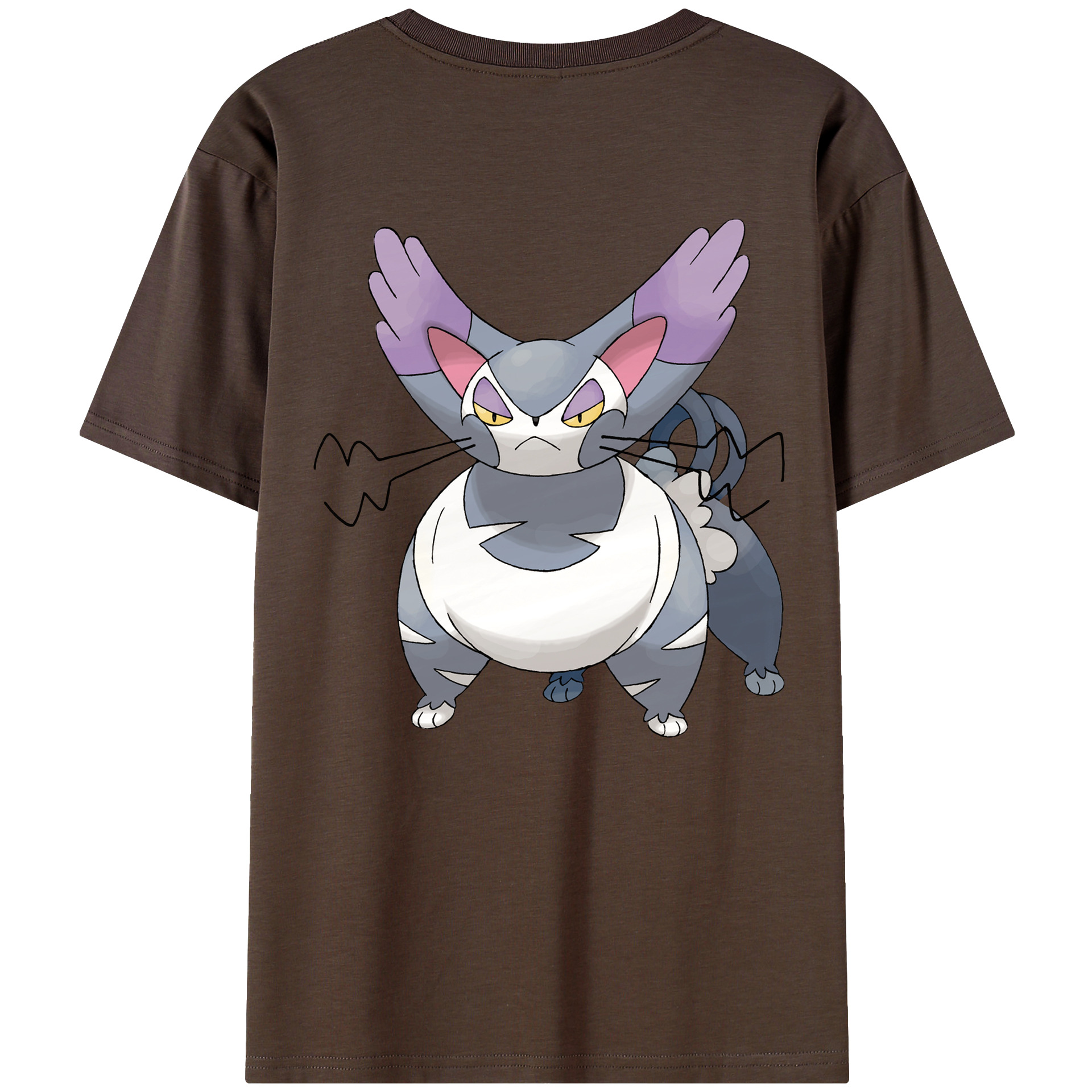 （画像用） ポケットモンスター Pokémon 綿100％半袖Tシャツ（背面プリント）
