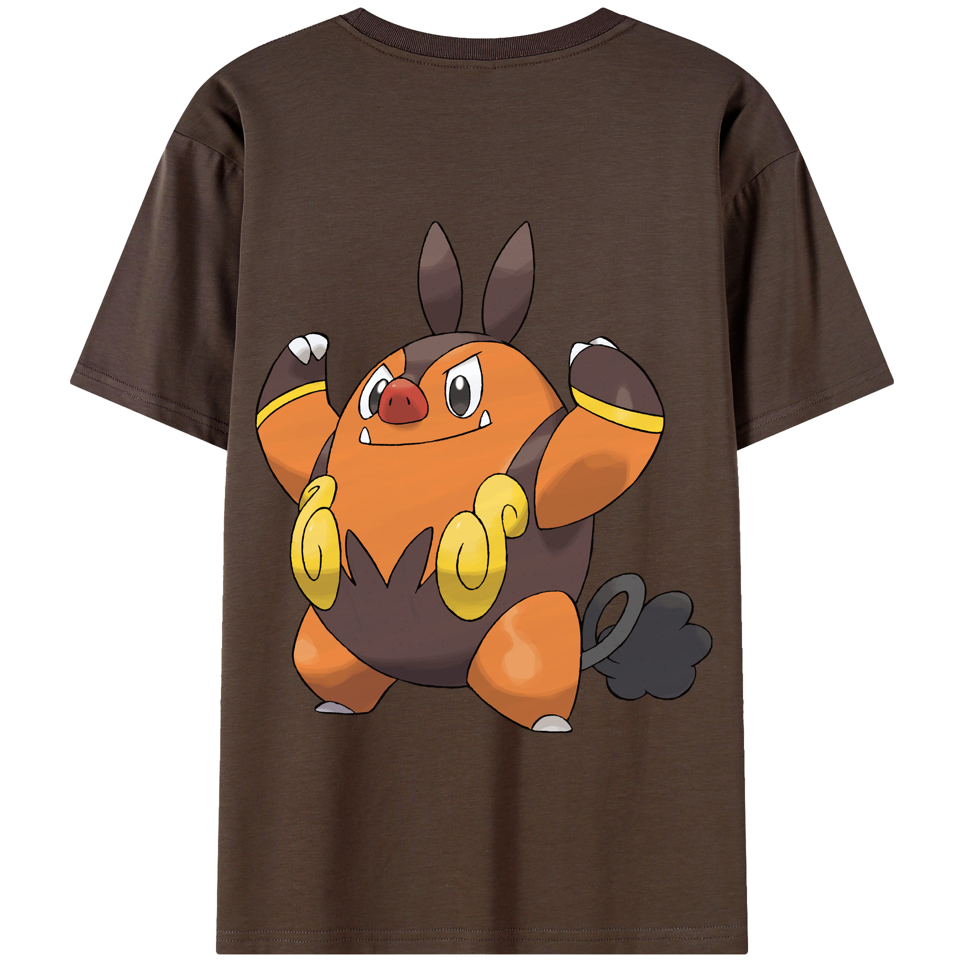 （画像用） ポケットモンスター Pokémon 綿100％半袖Tシャツ（背面プリント）