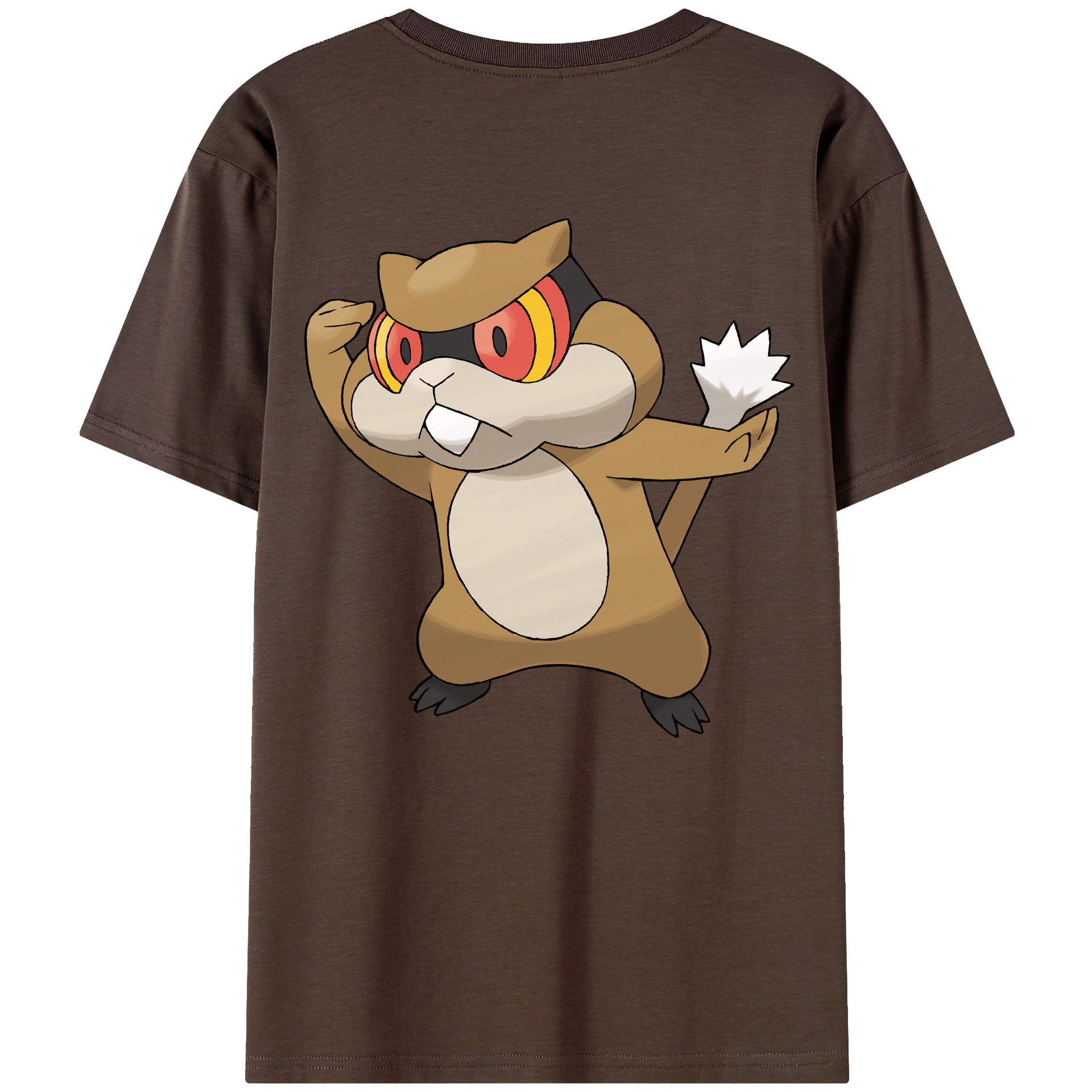 （画像用） ポケットモンスター Pokémon 綿100％半袖Tシャツ（背面プリント）
