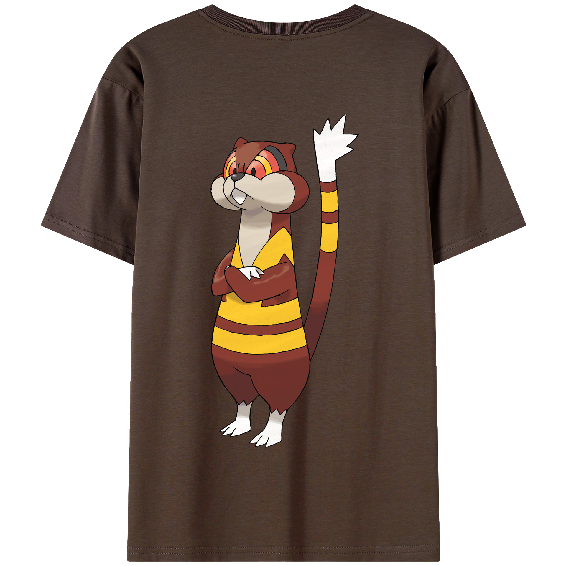 （画像用） ポケットモンスター Pokémon 綿100％半袖Tシャツ（背面プリント）