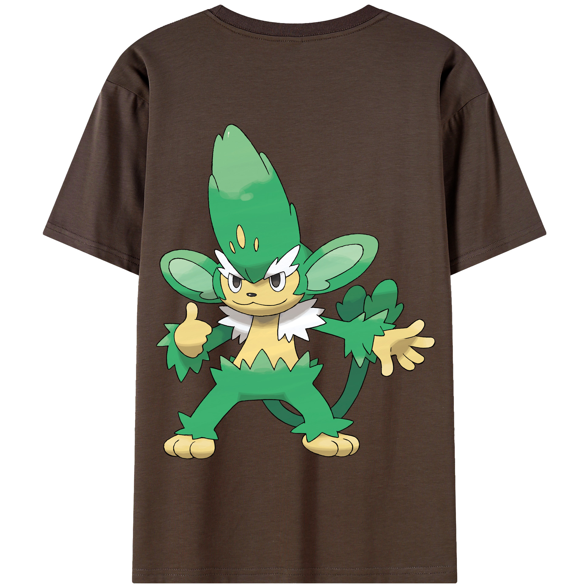 （画像用） ポケットモンスター Pokémon 綿100％半袖Tシャツ（背面プリント）