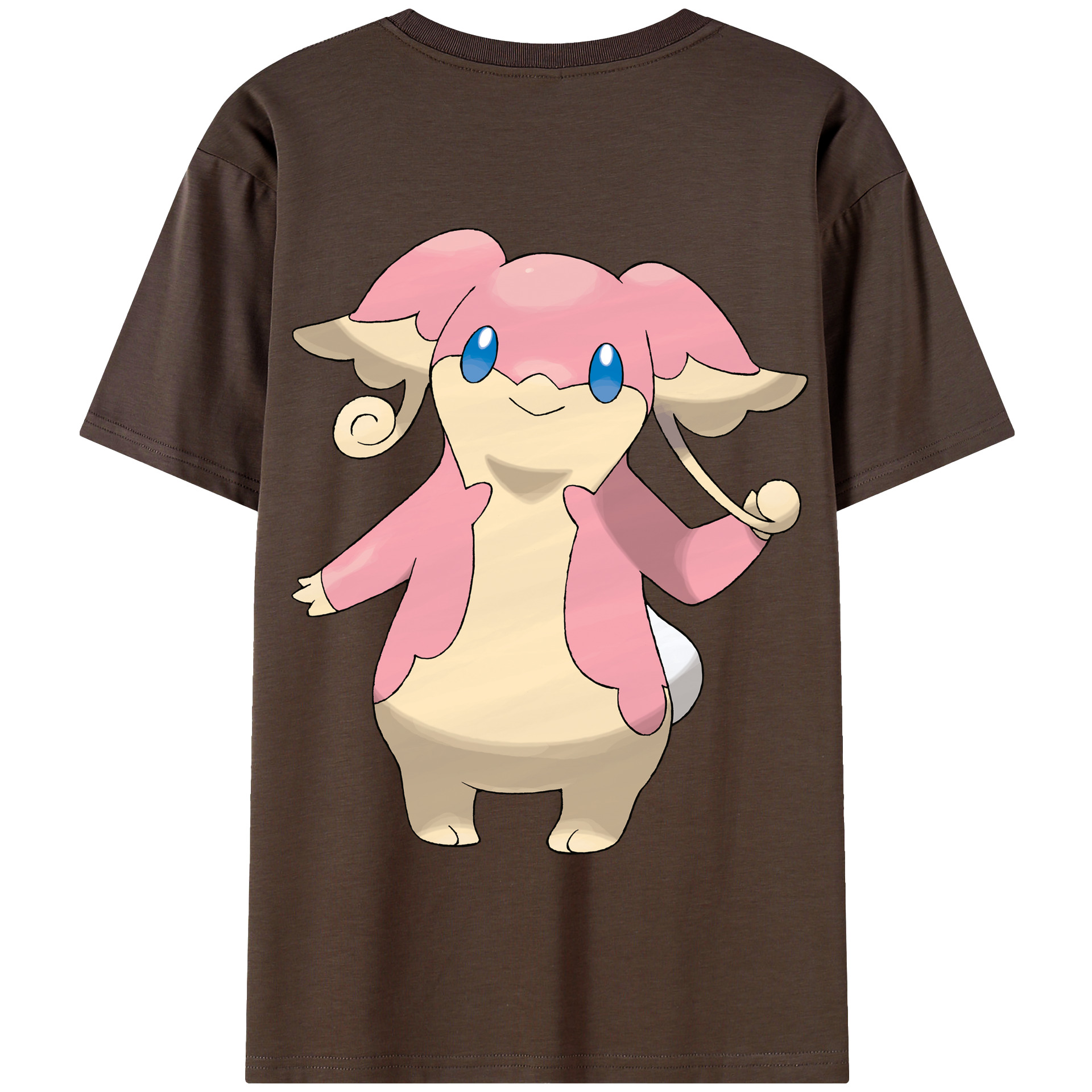 （画像用） ポケットモンスター Pokémon 綿100％半袖Tシャツ（背面プリント）