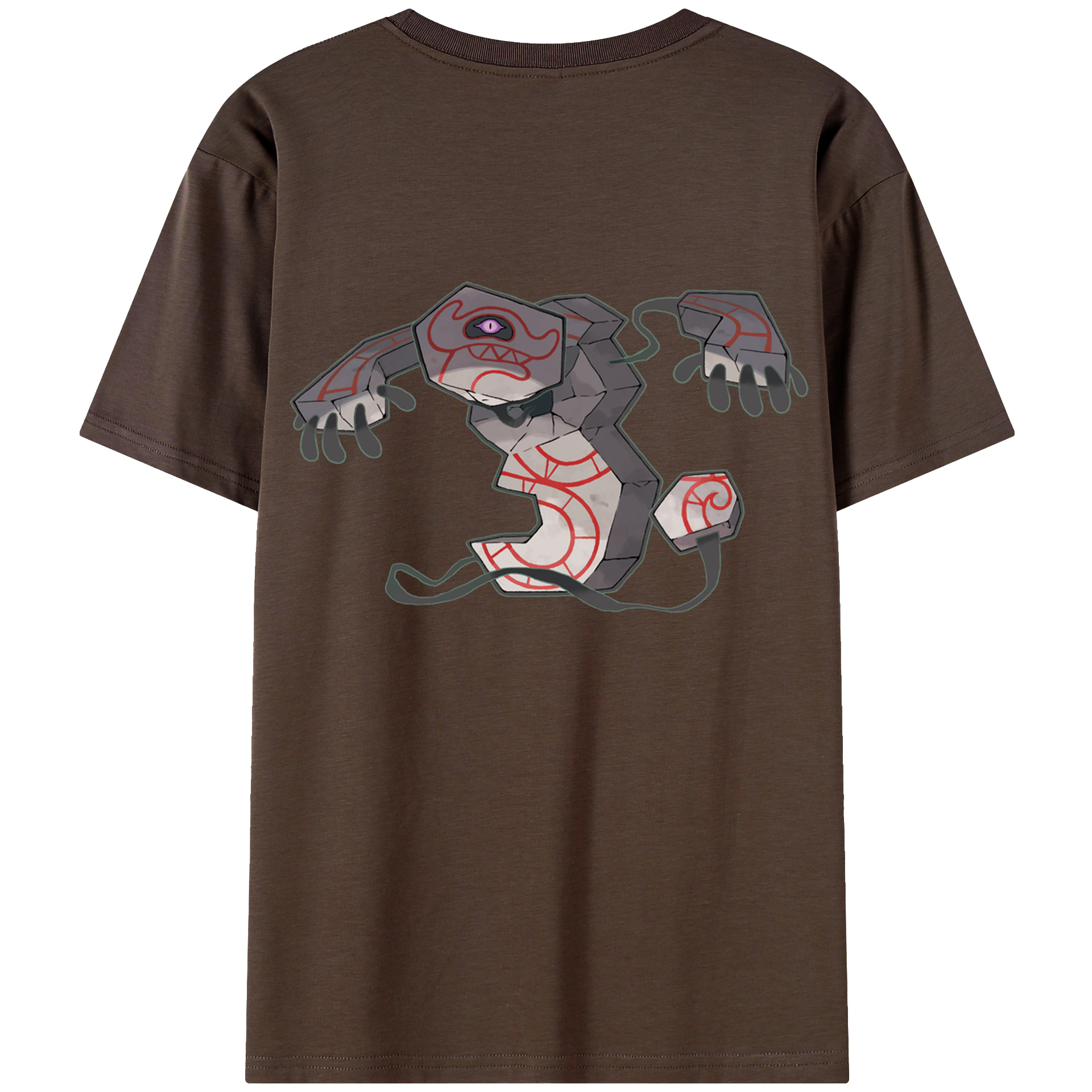 （画像用） ポケットモンスター Pokémon 綿100％半袖Tシャツ（背面プリント）