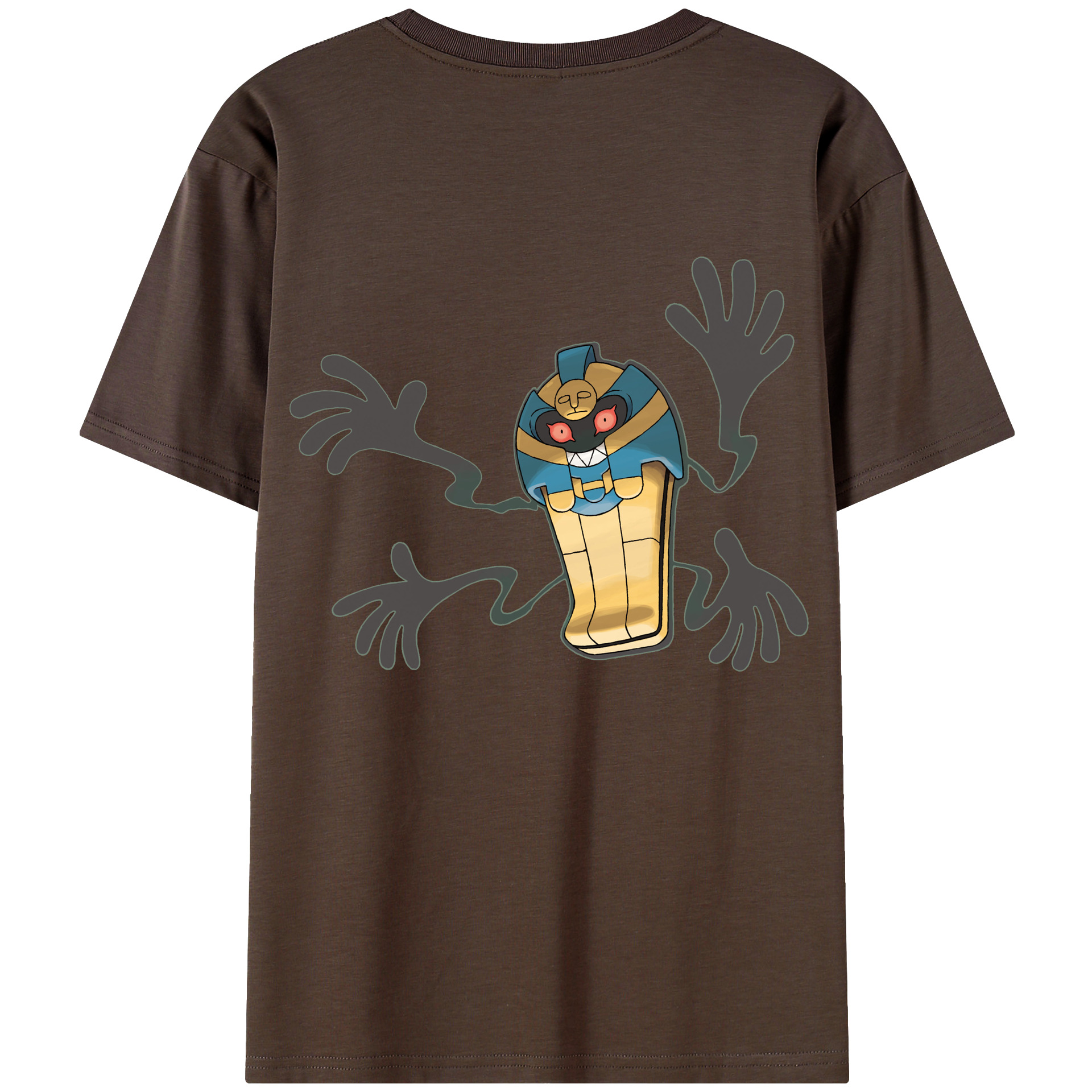 （画像用） ポケットモンスター Pokémon 綿100％半袖Tシャツ（背面プリント）