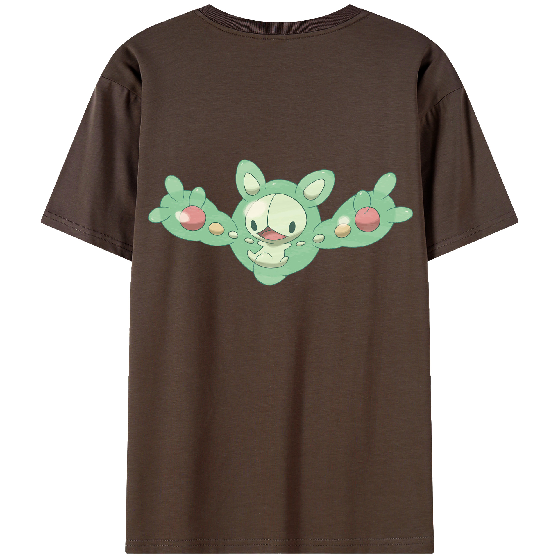 （画像用） ポケットモンスター Pokémon 綿100％半袖Tシャツ（背面プリント）