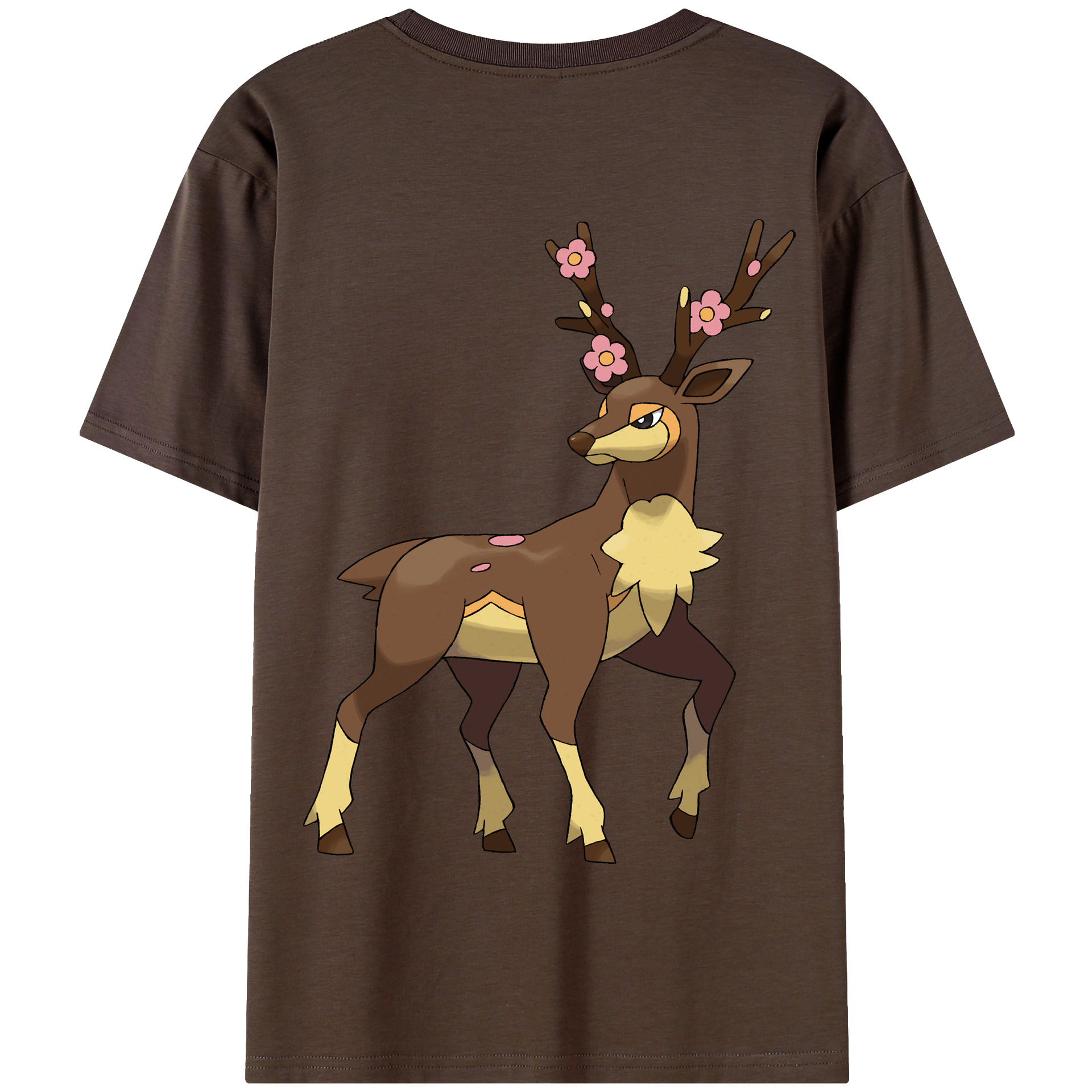 （画像用） ポケットモンスター Pokémon 綿100％半袖Tシャツ（背面プリント）