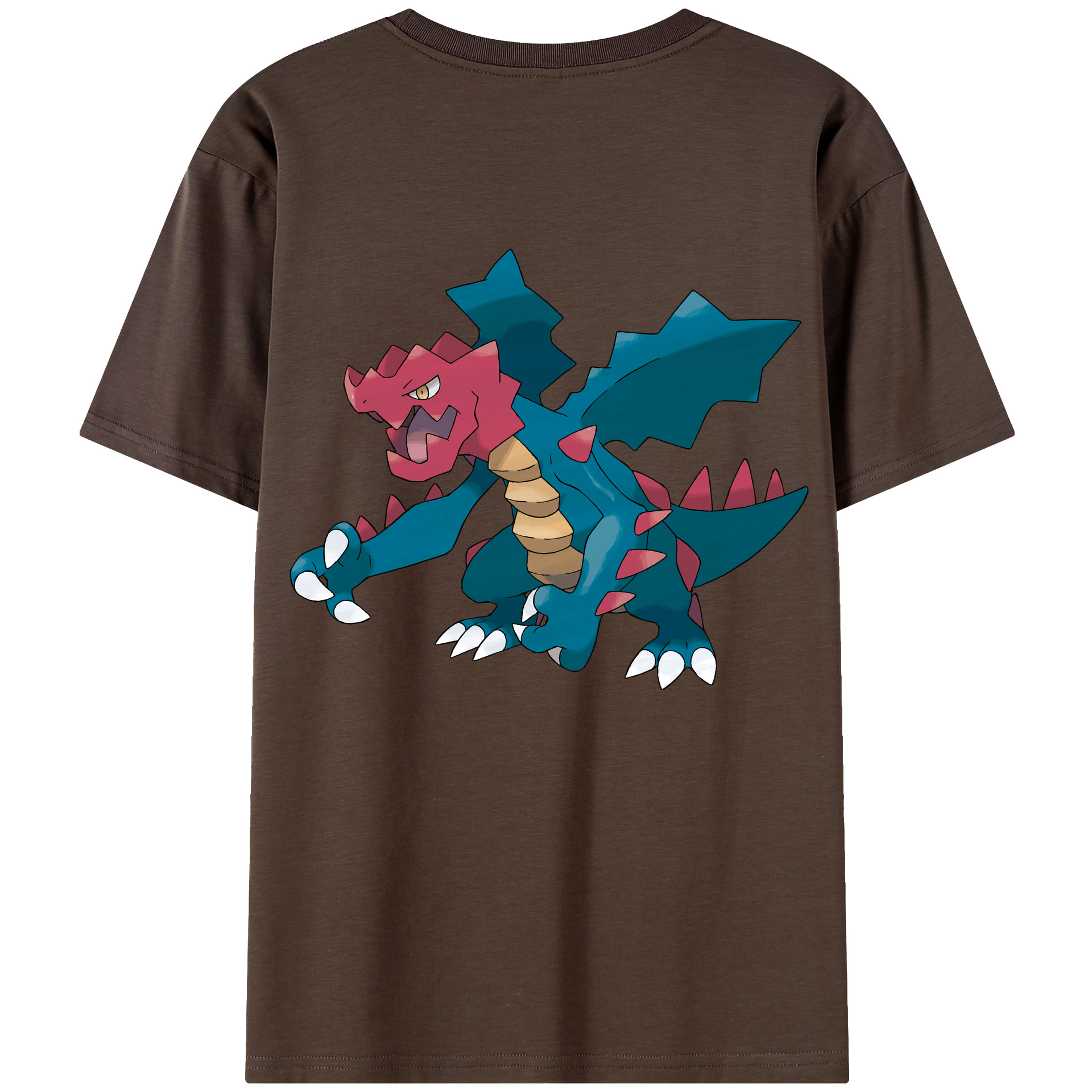 （画像用） ポケットモンスター Pokémon 綿100％半袖Tシャツ（背面プリント）