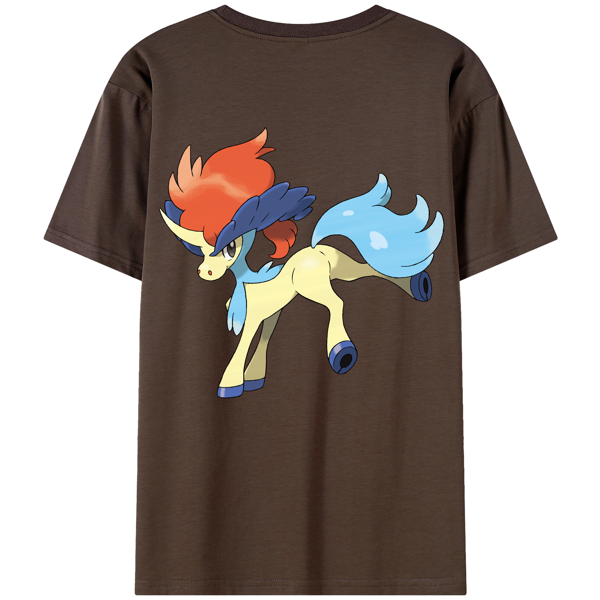 （画像用） ポケットモンスター Pokémon 綿100％半袖Tシャツ（背面プリント）