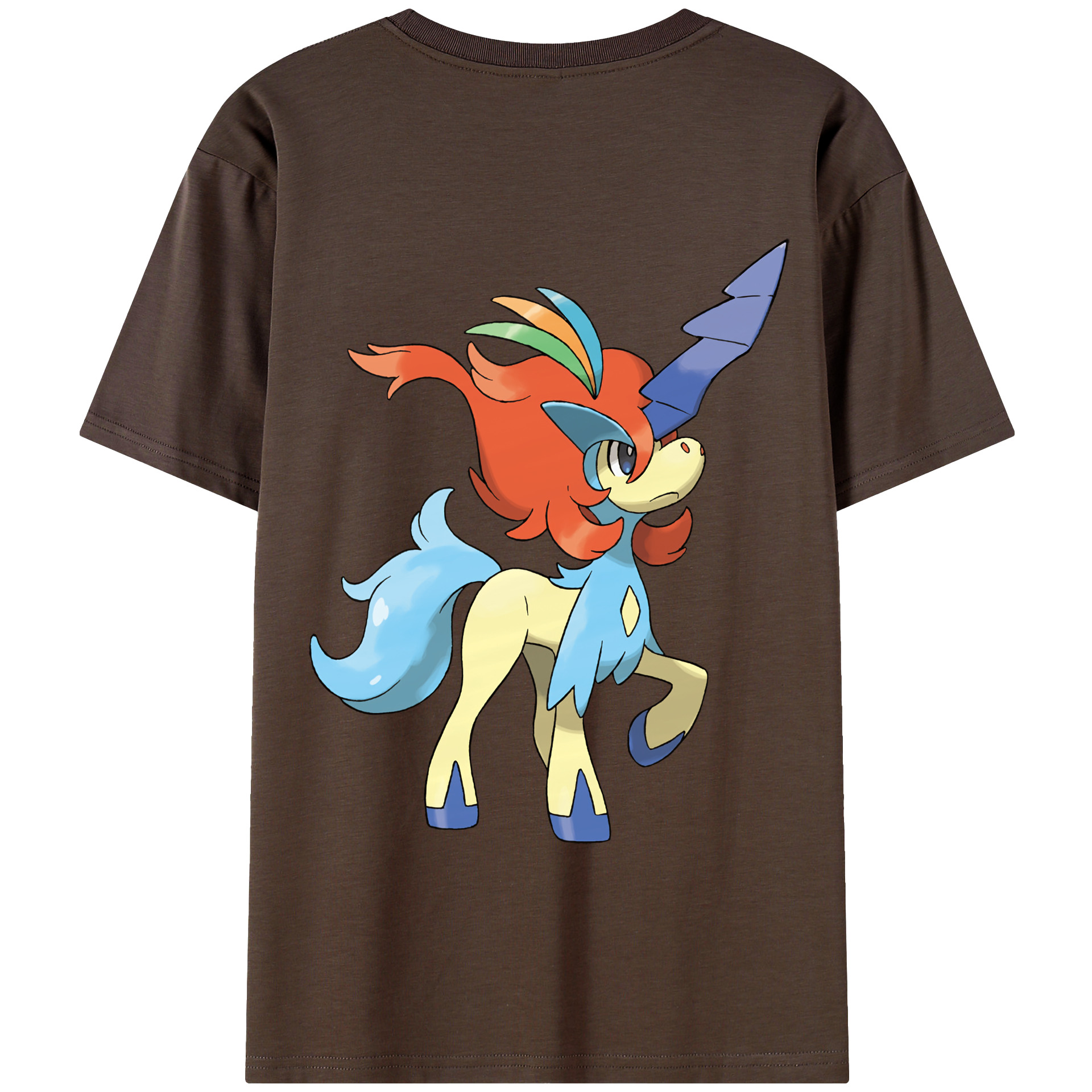 （画像用） ポケットモンスター Pokémon 綿100％半袖Tシャツ（背面プリント）