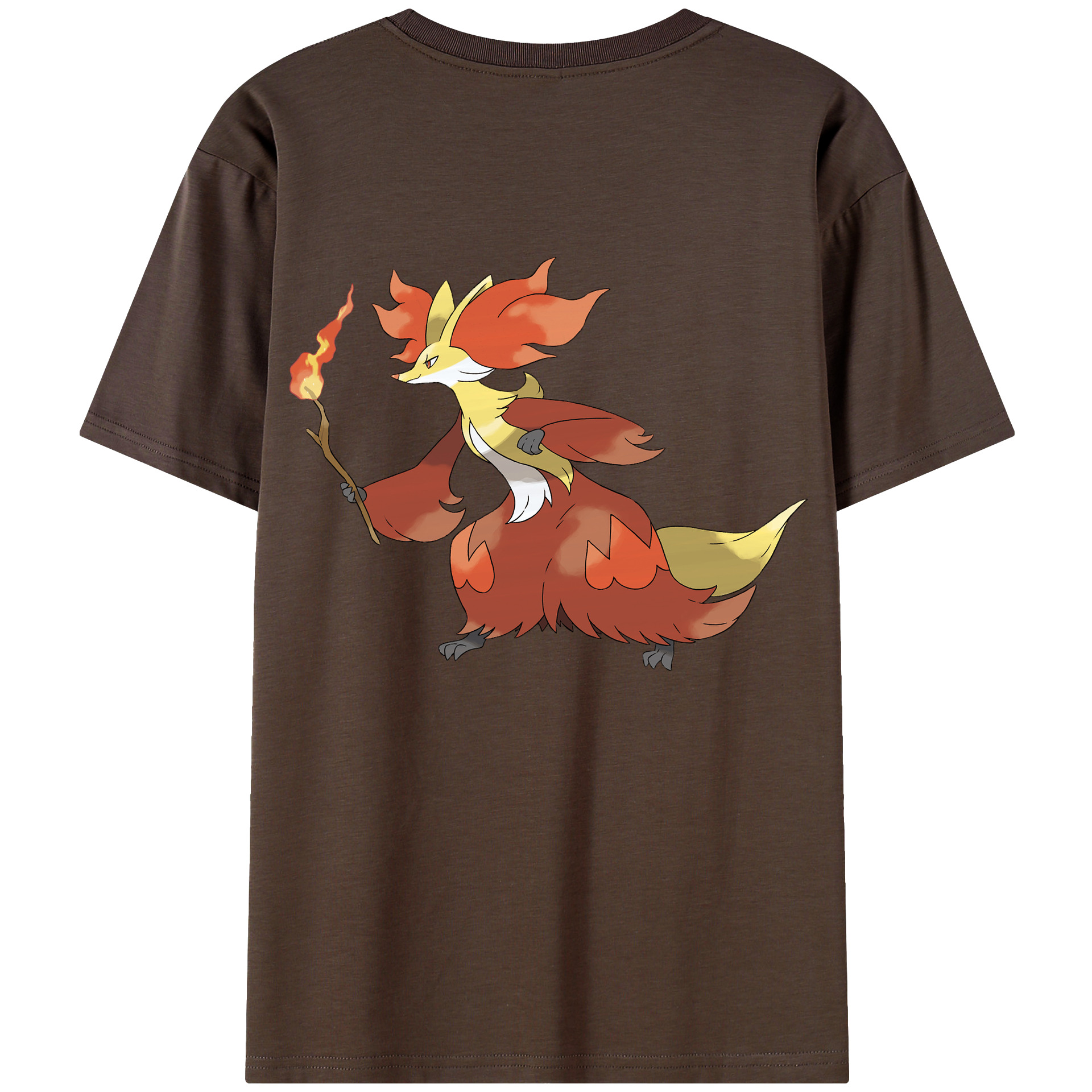 （画像用） ポケットモンスター Pokémon 綿100％半袖Tシャツ（背面プリント）