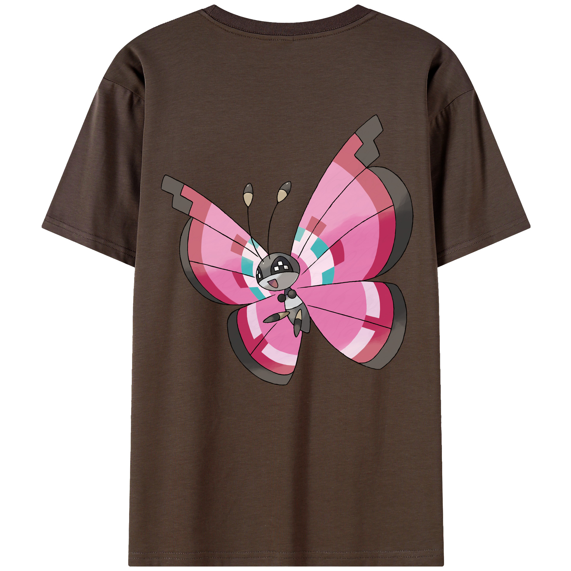 （画像用） ポケットモンスター Pokémon 綿100％半袖Tシャツ（背面プリント）
