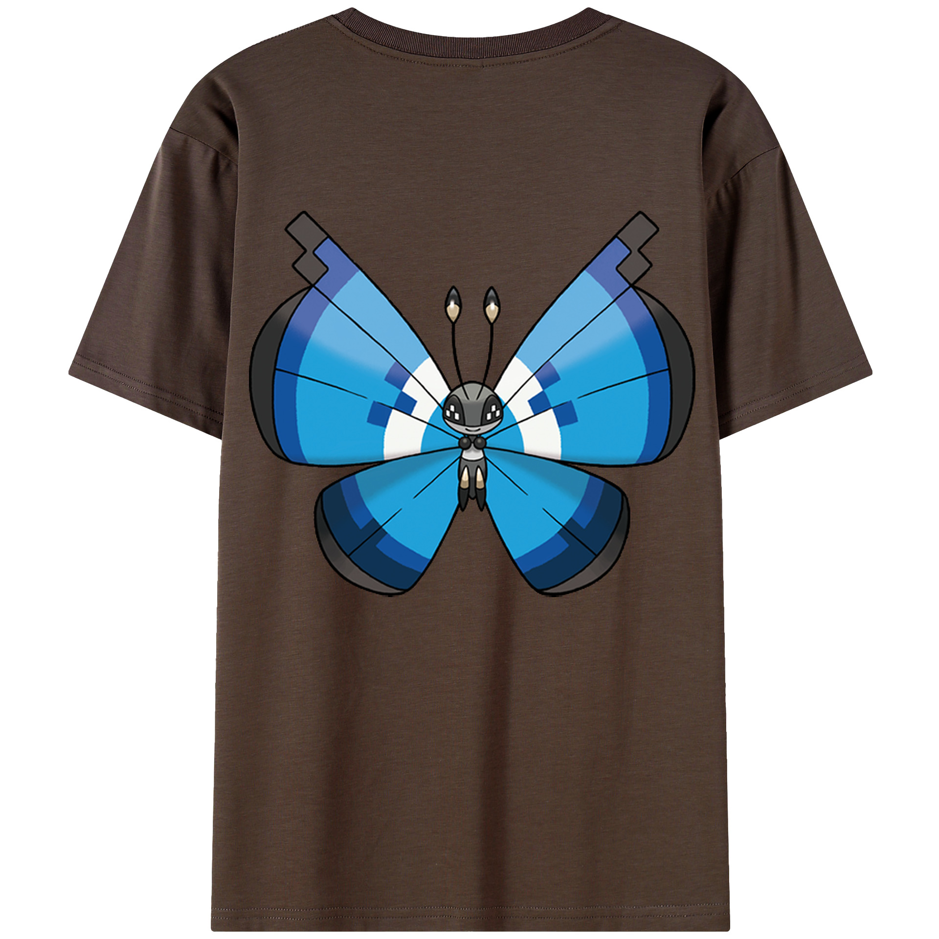 （画像用） ポケットモンスター Pokémon 綿100％半袖Tシャツ（背面プリント）