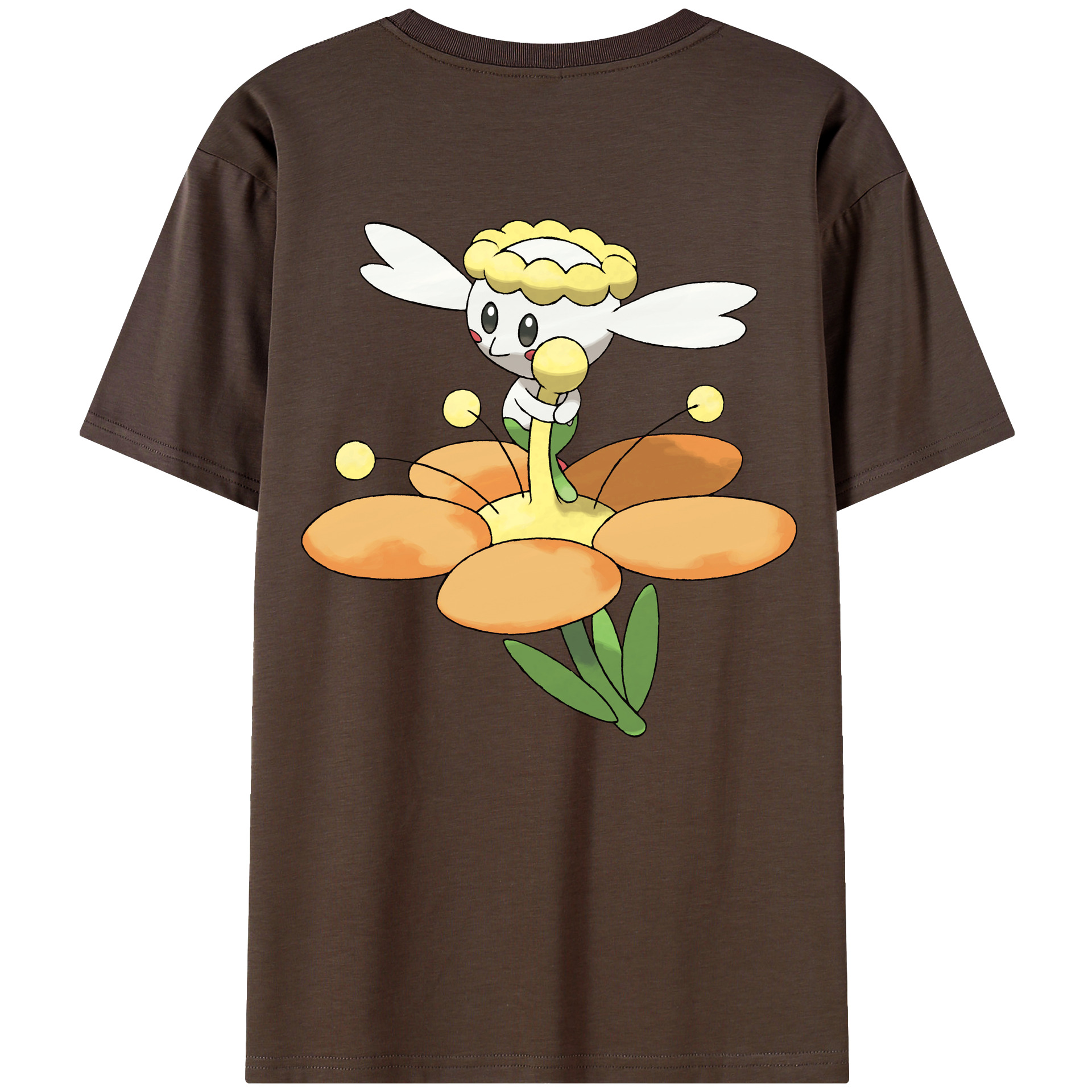 （画像用） ポケットモンスター Pokémon 綿100％半袖Tシャツ（背面プリント）