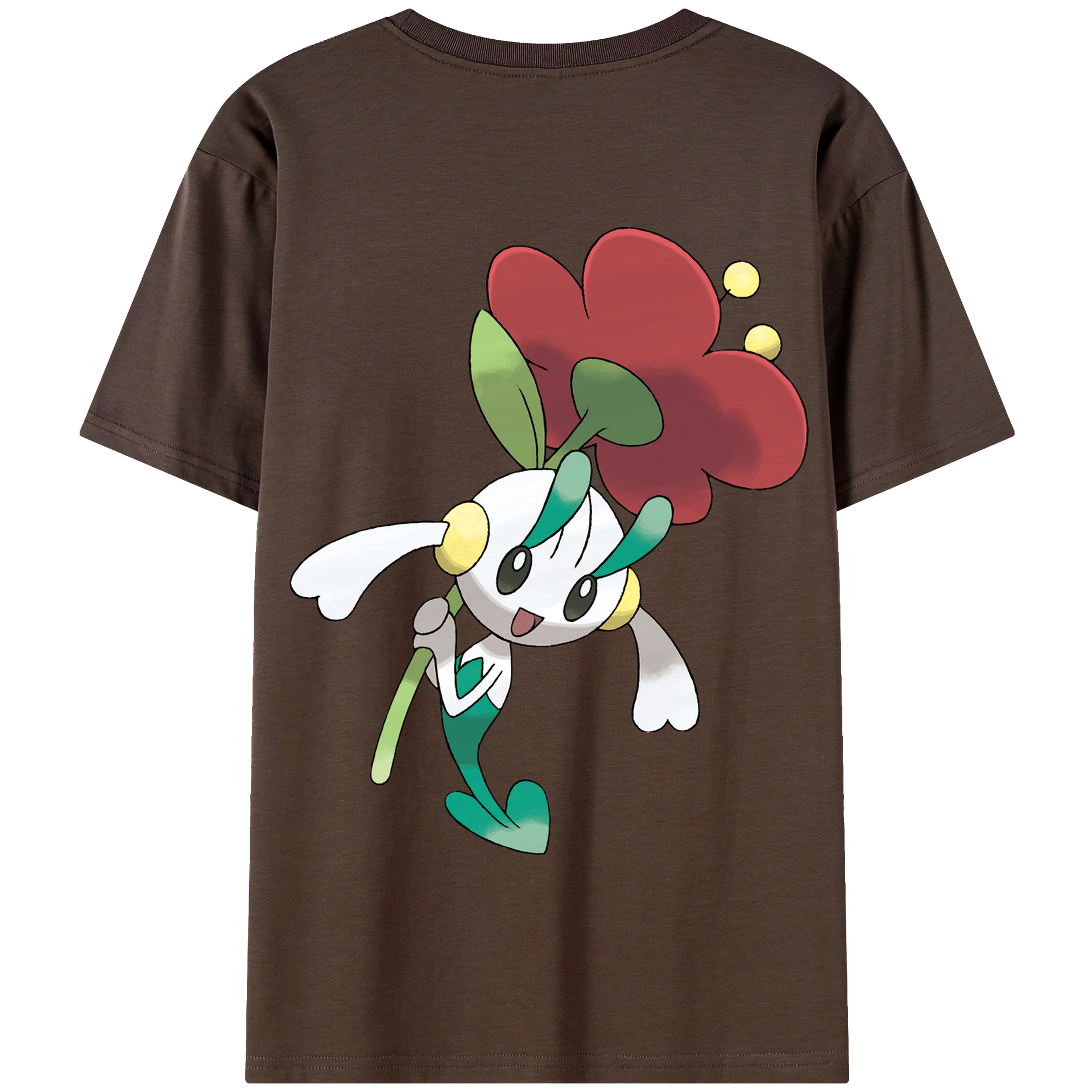 （画像用） ポケットモンスター Pokémon 綿100％半袖Tシャツ（背面プリント）
