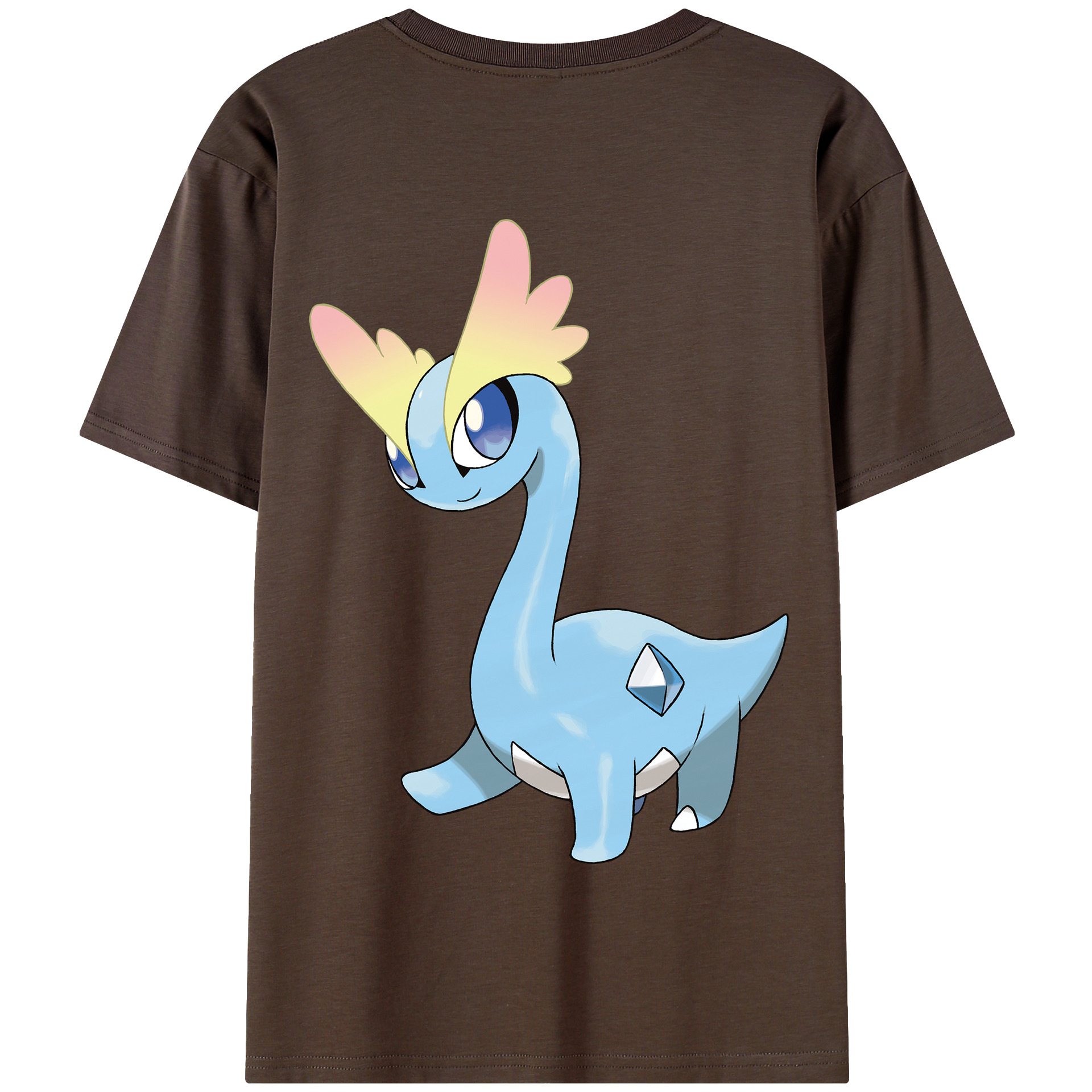 （画像用） ポケットモンスター Pokémon 綿100％半袖Tシャツ（背面プリント）