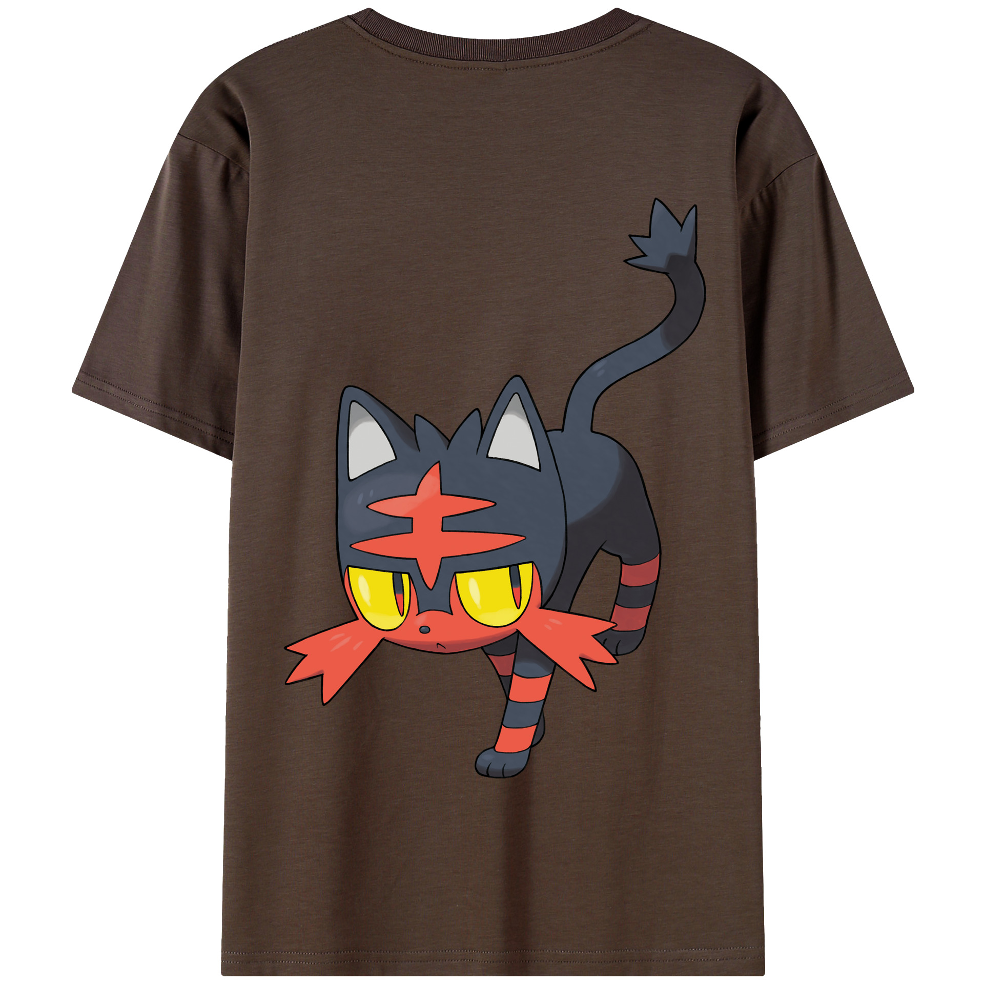 （画像用） ポケットモンスター Pokémon 綿100％半袖Tシャツ（背面プリント）