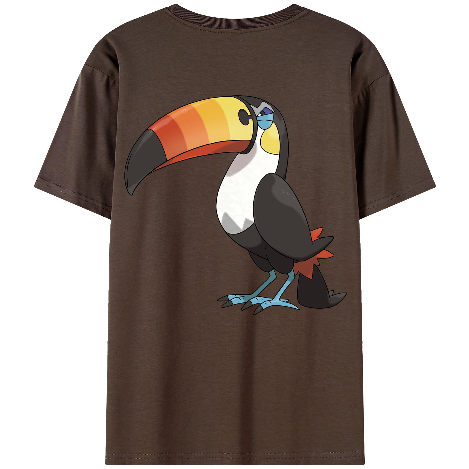 （画像用） ポケットモンスター Pokémon 綿100％半袖Tシャツ（背面プリント）
