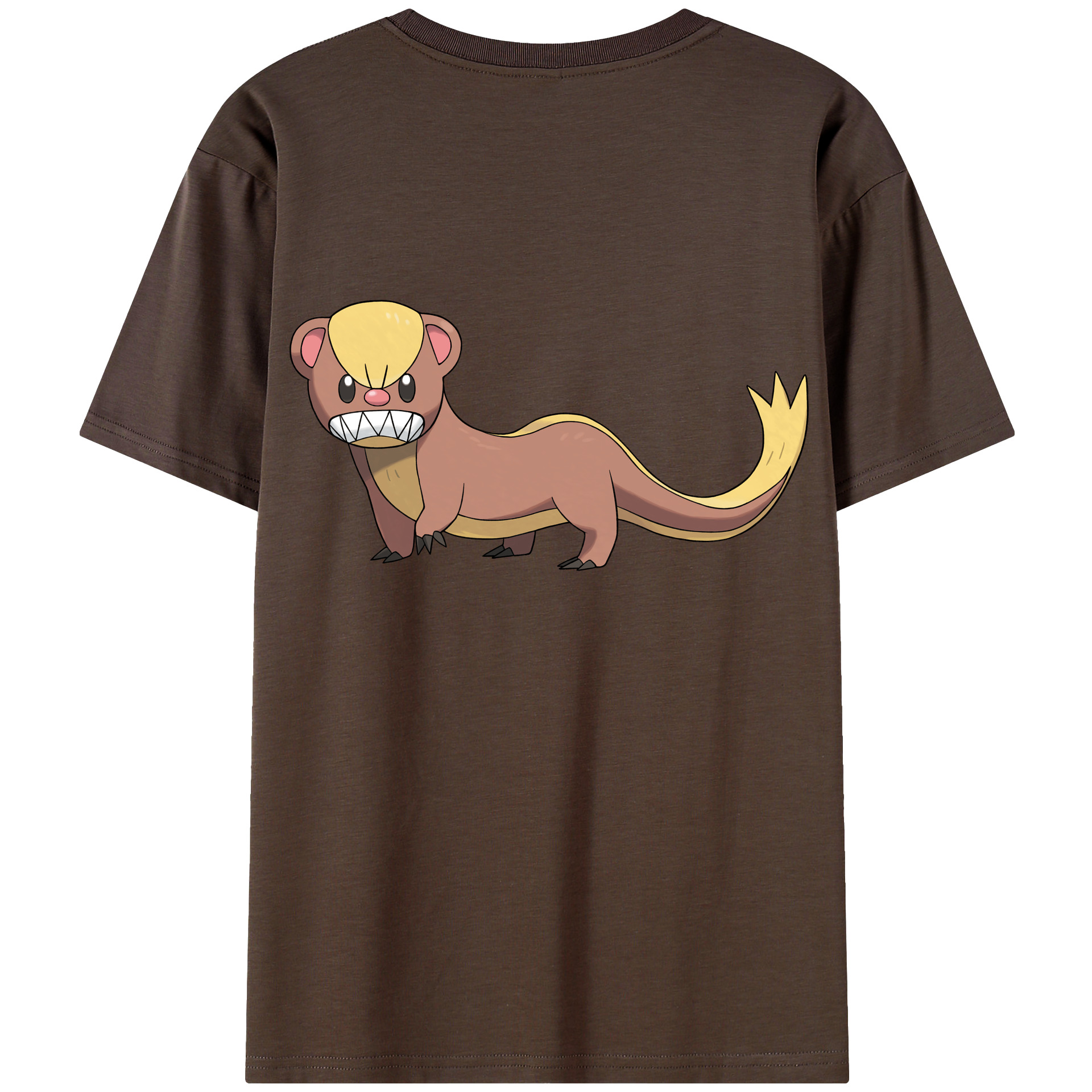 （画像用） ポケットモンスター Pokémon 綿100％半袖Tシャツ（背面プリント）