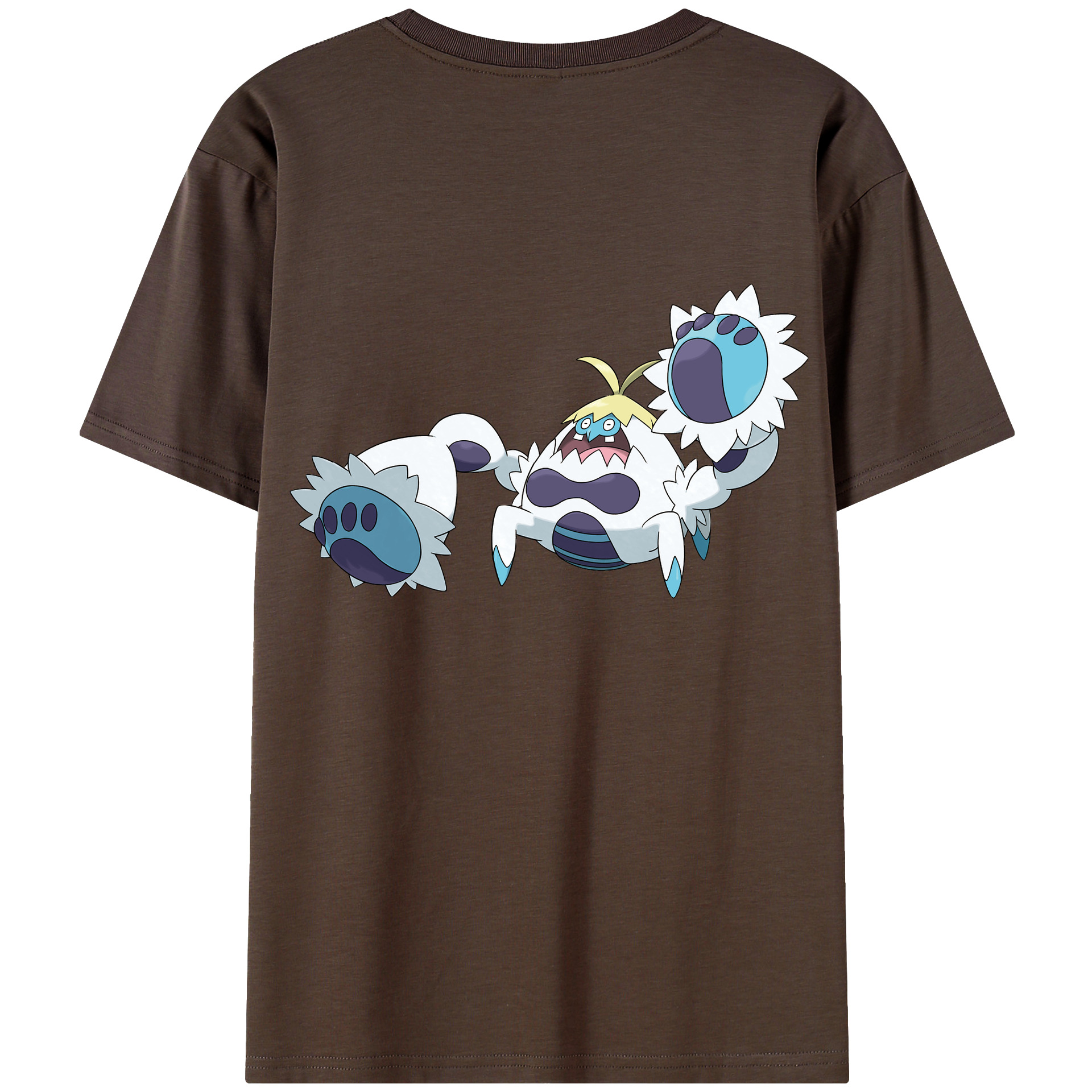 （画像用） ポケットモンスター Pokémon 綿100％半袖Tシャツ（背面プリント）
