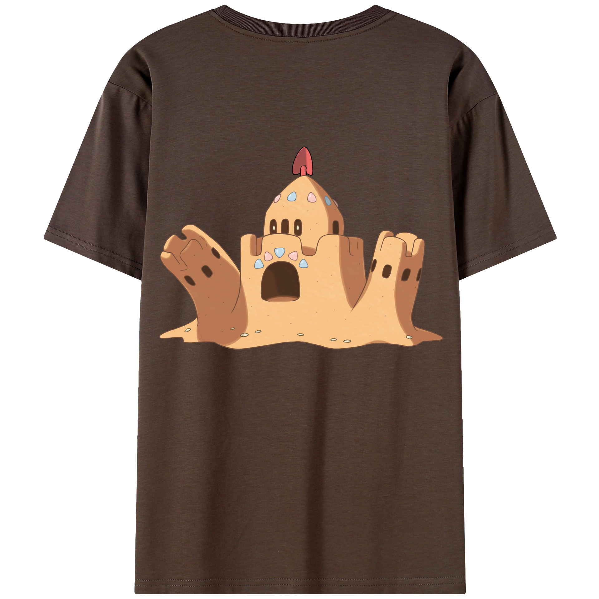 （画像用） ポケットモンスター Pokémon 綿100％半袖Tシャツ（背面プリント）