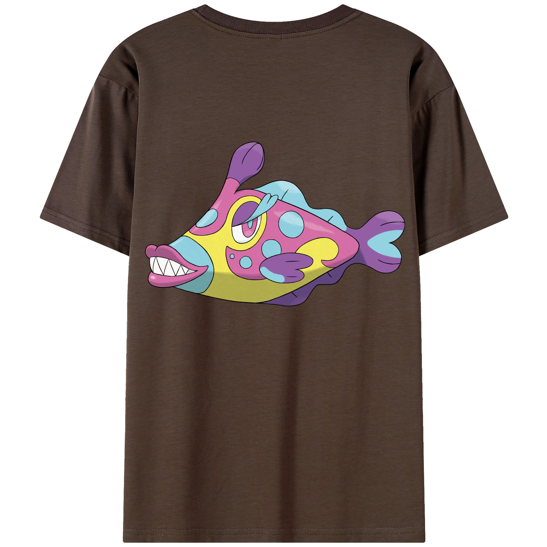 （画像用） ポケットモンスター Pokémon 綿100％半袖Tシャツ（背面プリント）