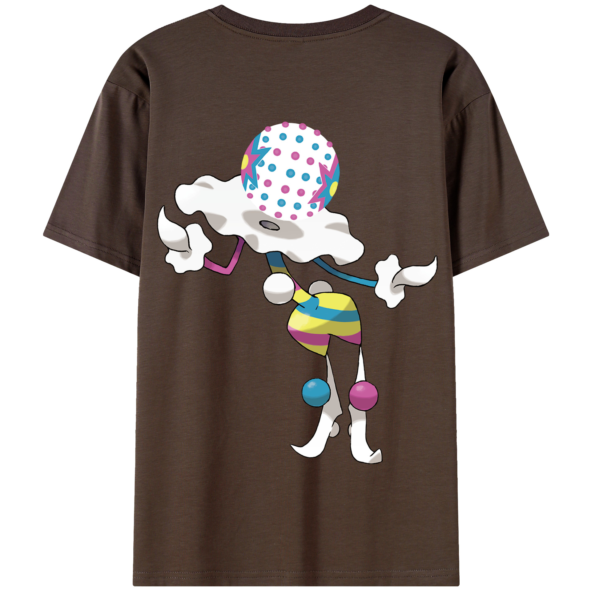 （画像用） ポケットモンスター Pokémon 綿100％半袖Tシャツ（背面プリント）
