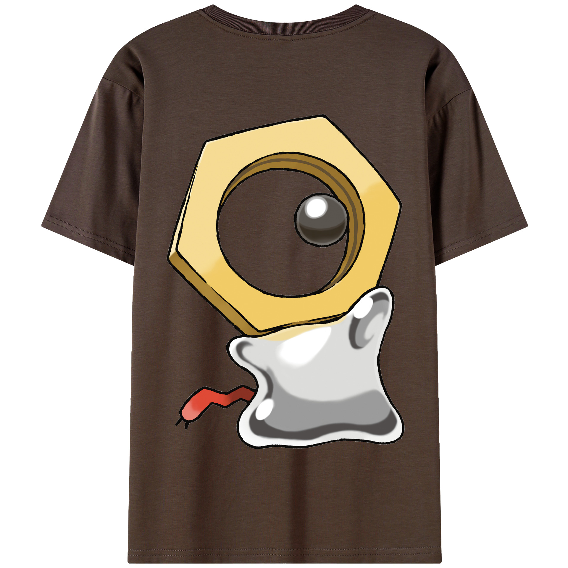 （画像用） ポケットモンスター Pokémon 綿100％半袖Tシャツ（背面プリント）