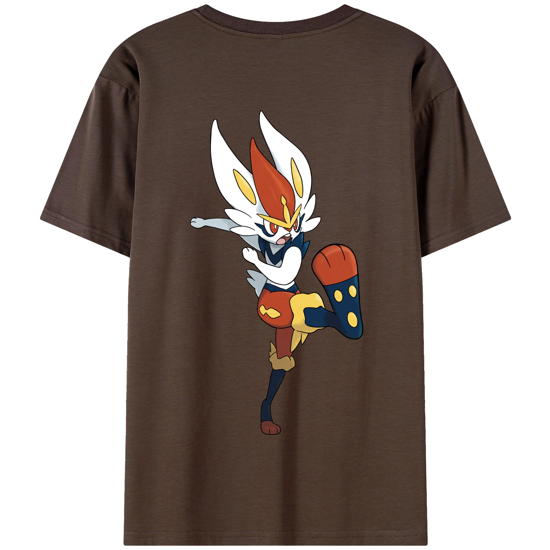 （画像用） ポケットモンスター Pokémon 綿100％半袖Tシャツ（背面プリント）