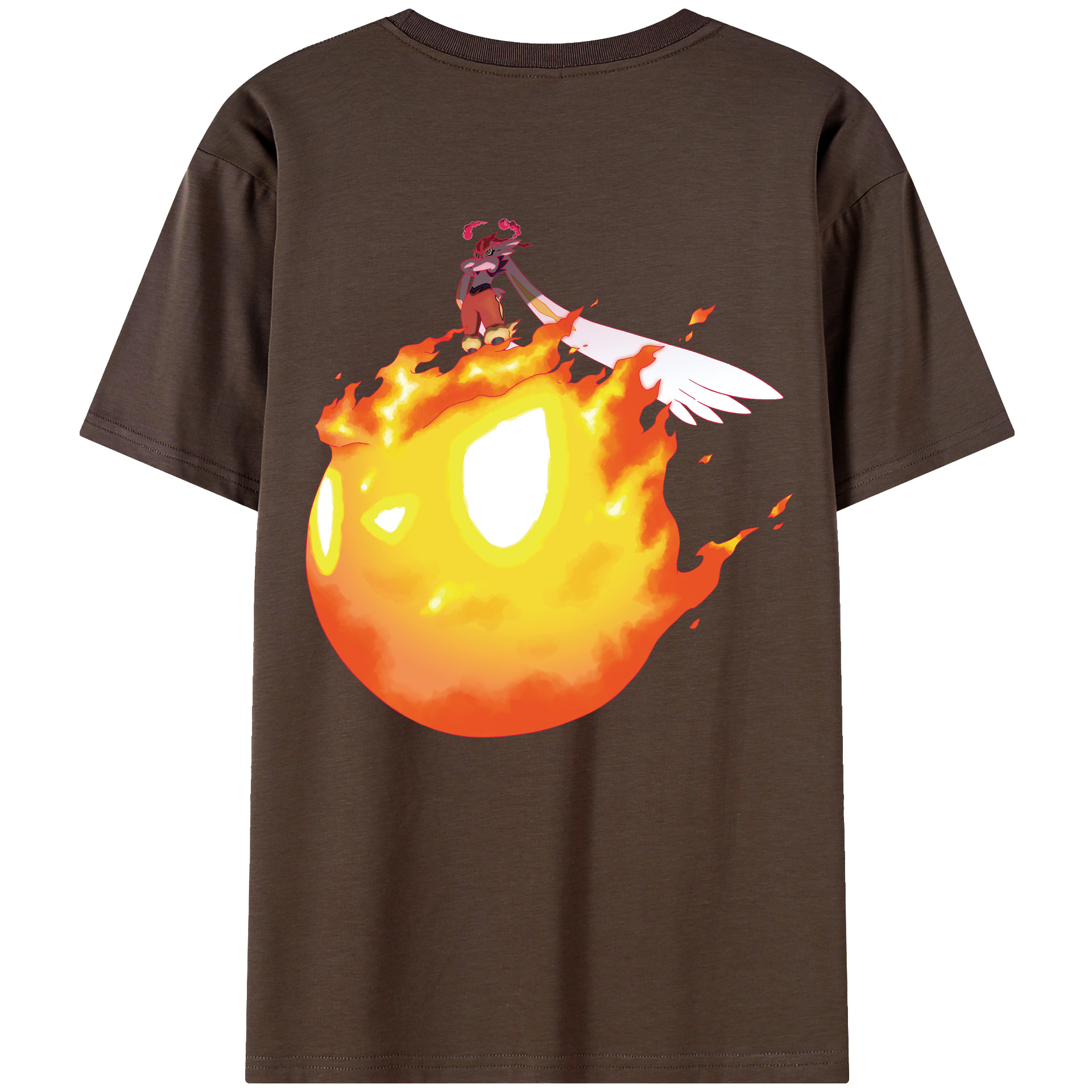 （画像用） ポケットモンスター Pokémon 綿100％半袖Tシャツ（背面プリント）