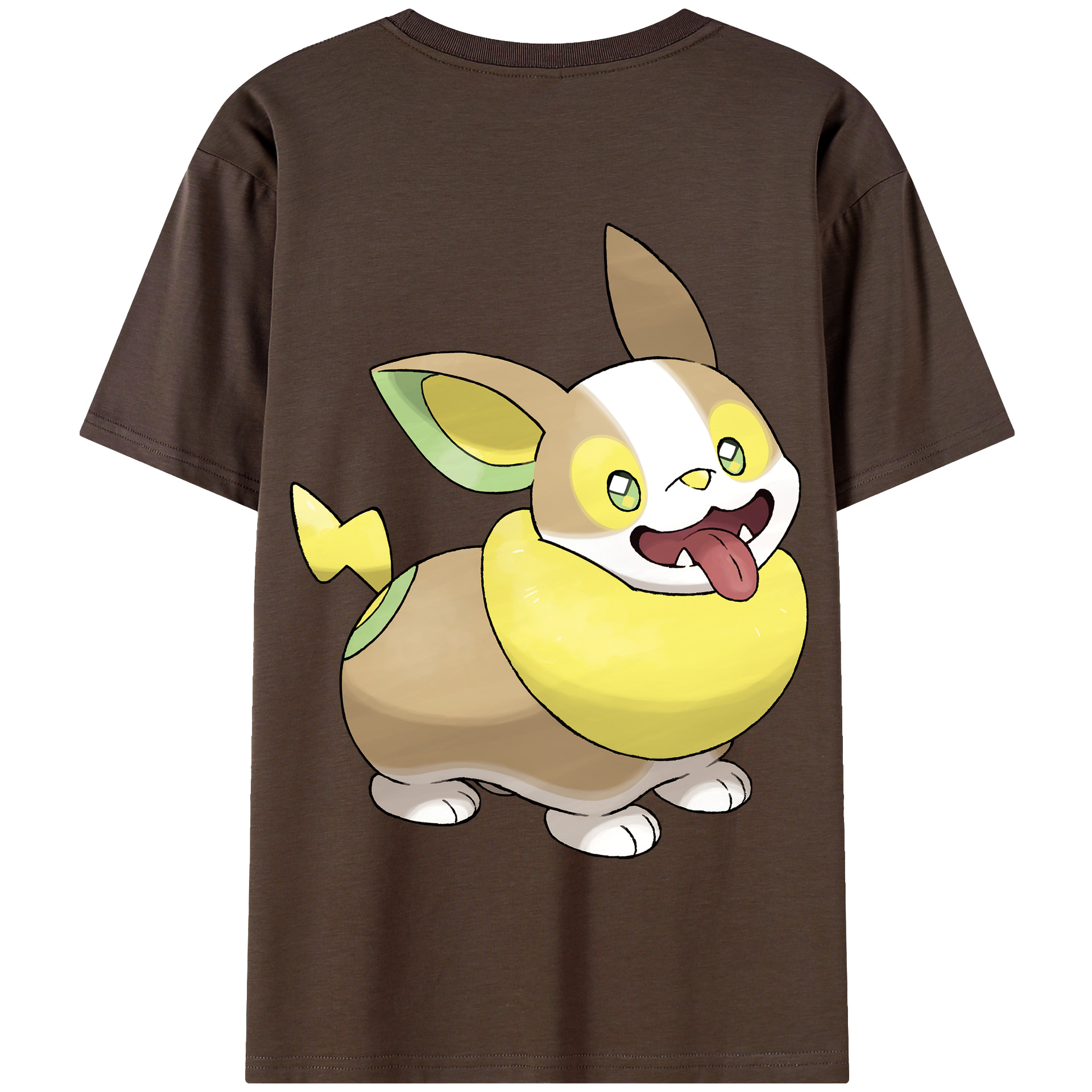 （画像用） ポケットモンスター Pokémon 綿100％半袖Tシャツ（背面プリント）