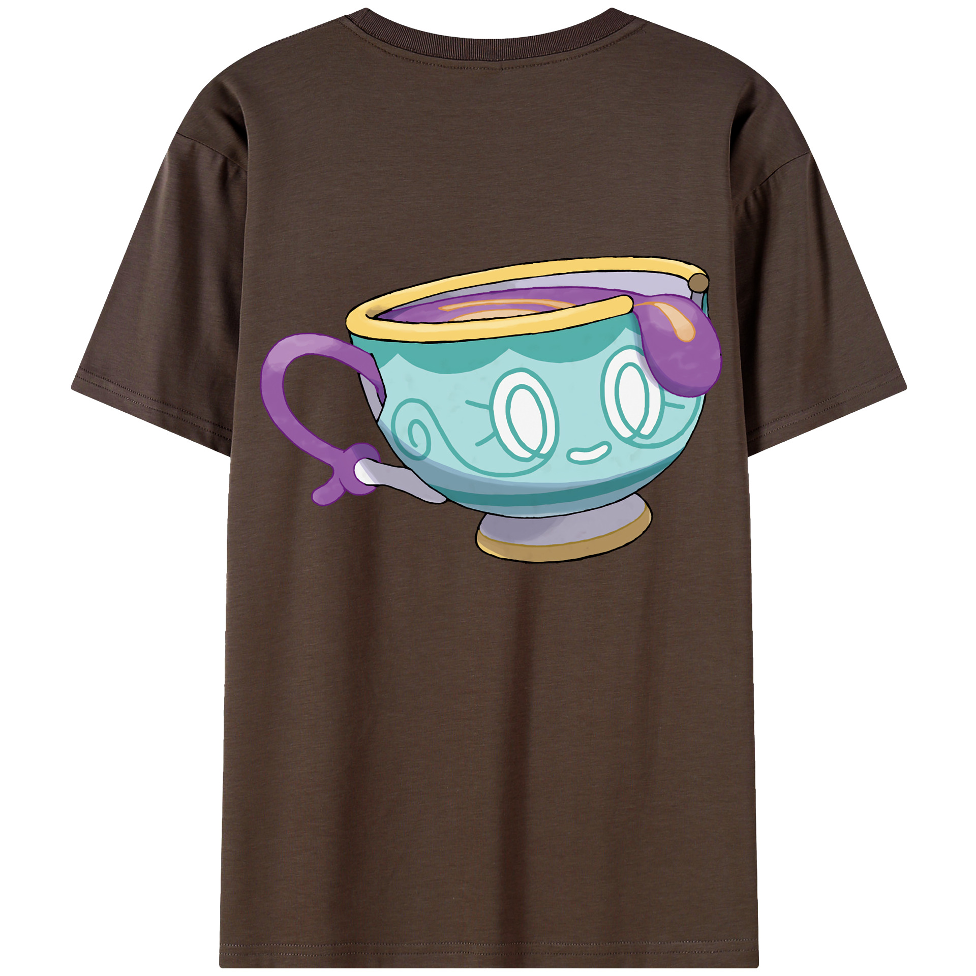 （画像用） ポケットモンスター Pokémon 綿100％半袖Tシャツ（背面プリント）
