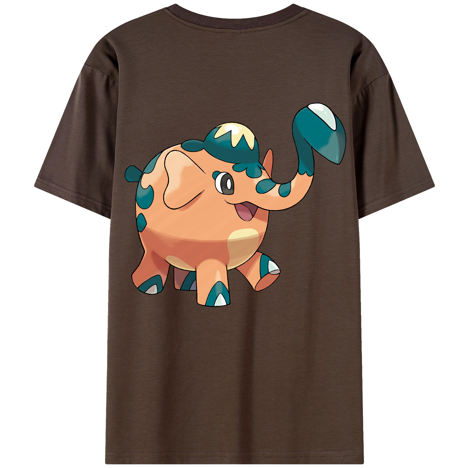 （画像用） ポケットモンスター Pokémon 綿100％半袖Tシャツ（背面プリント）