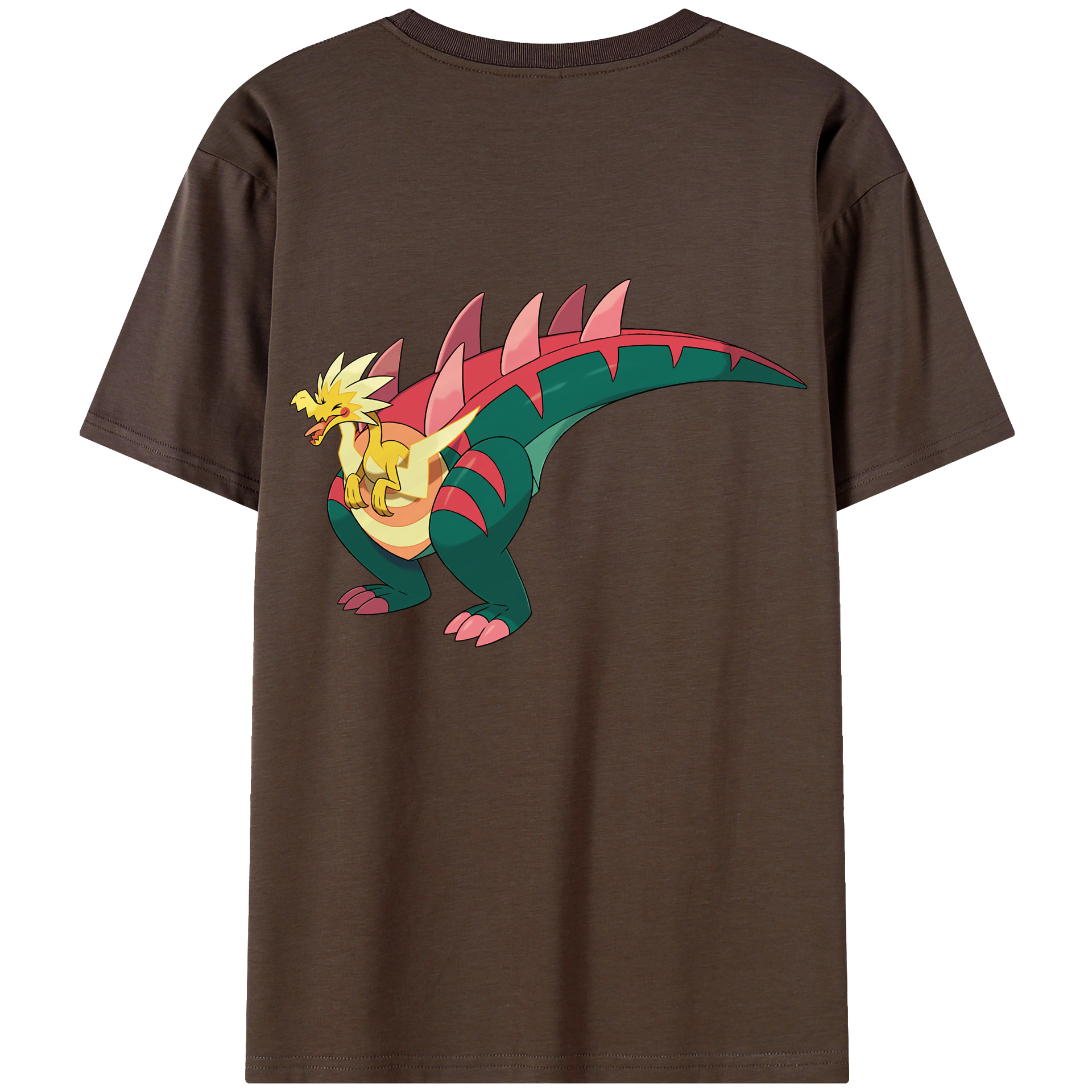（画像用） ポケットモンスター Pokémon 綿100％半袖Tシャツ（背面プリント）