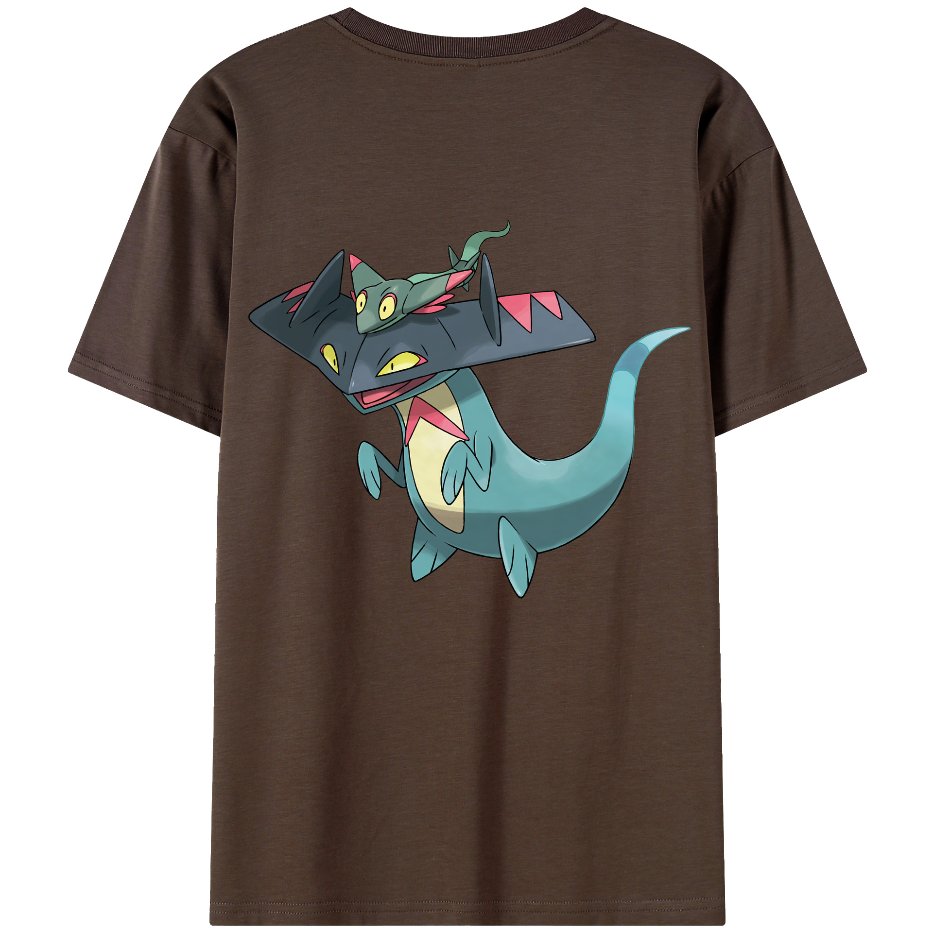 （画像用） ポケットモンスター Pokémon 綿100％半袖Tシャツ（背面プリント）