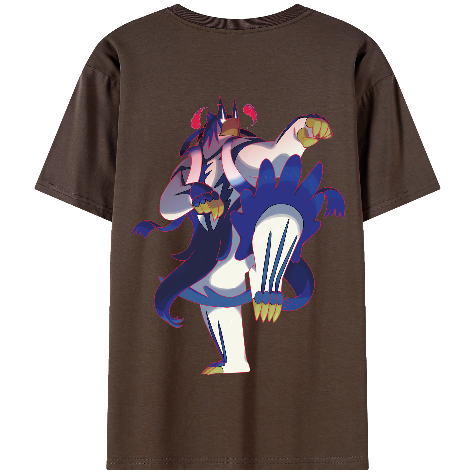 （画像用） ポケットモンスター Pokémon 綿100％半袖Tシャツ（背面プリント）